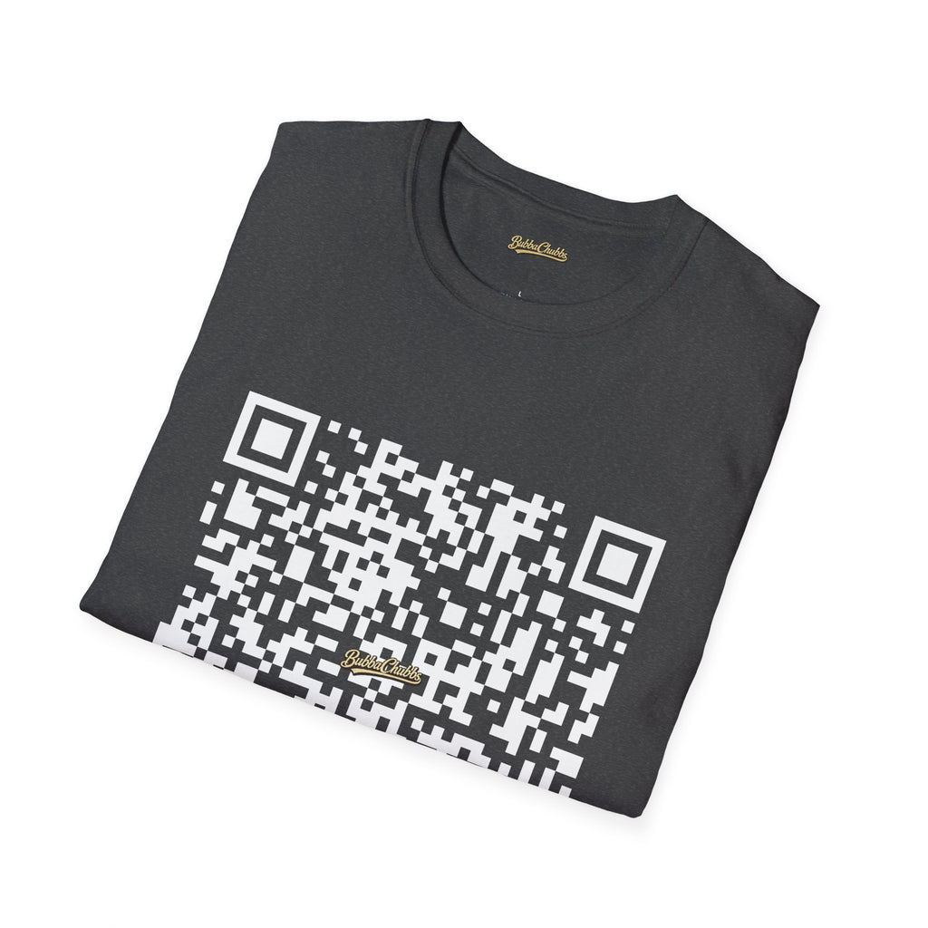 QR Front Graphic Tee | BubbaChubbs Interactive Brand T-Shirt