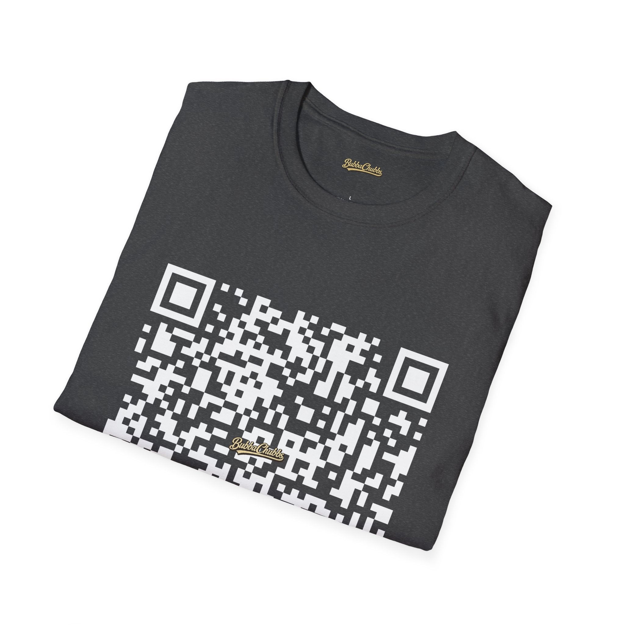 QR Front Graphic Tee | BubbaChubbs Interactive Brand T-Shirt