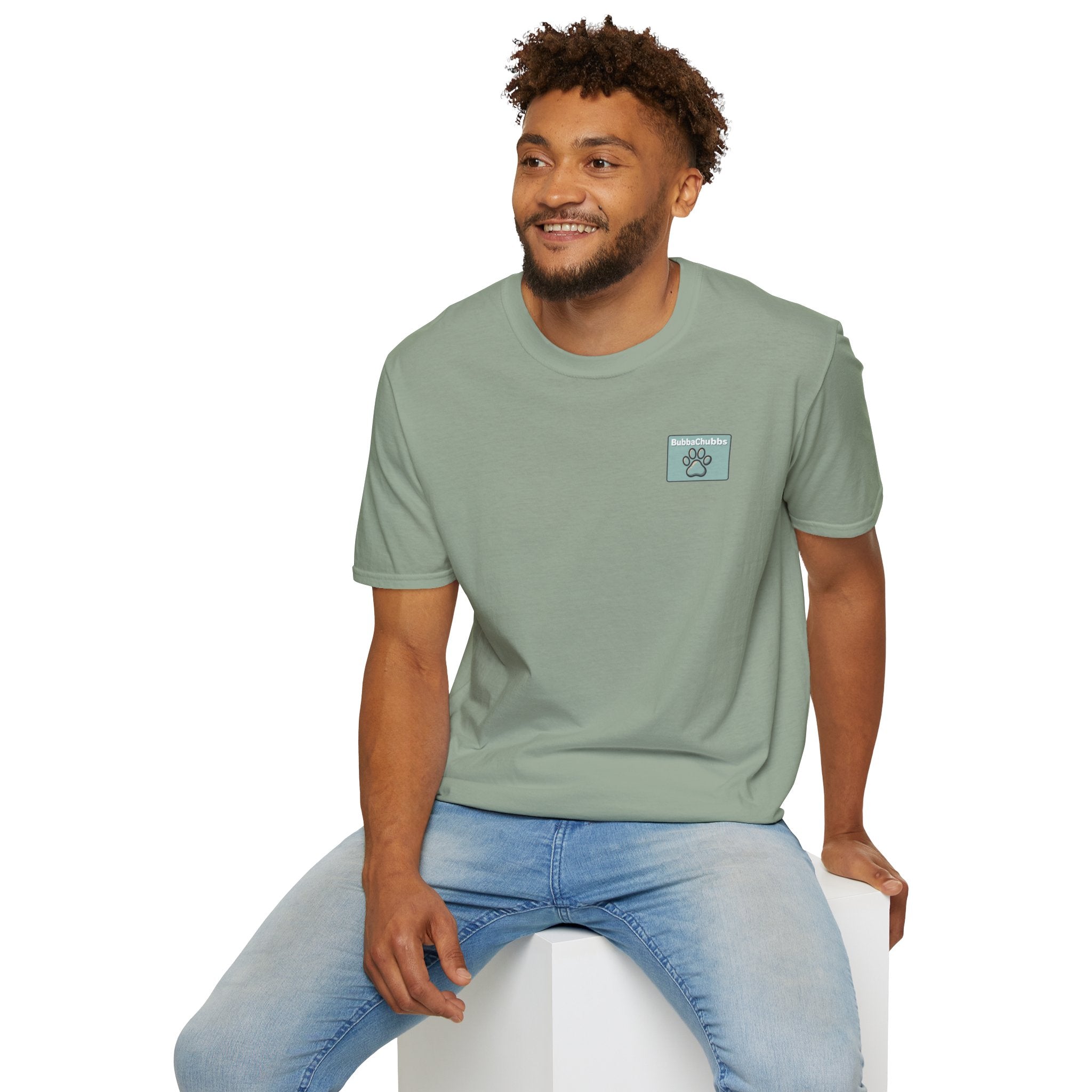 BubbaChubbs Logo front and Back Short-Sleeve Tee - BubbaChubbs Brand