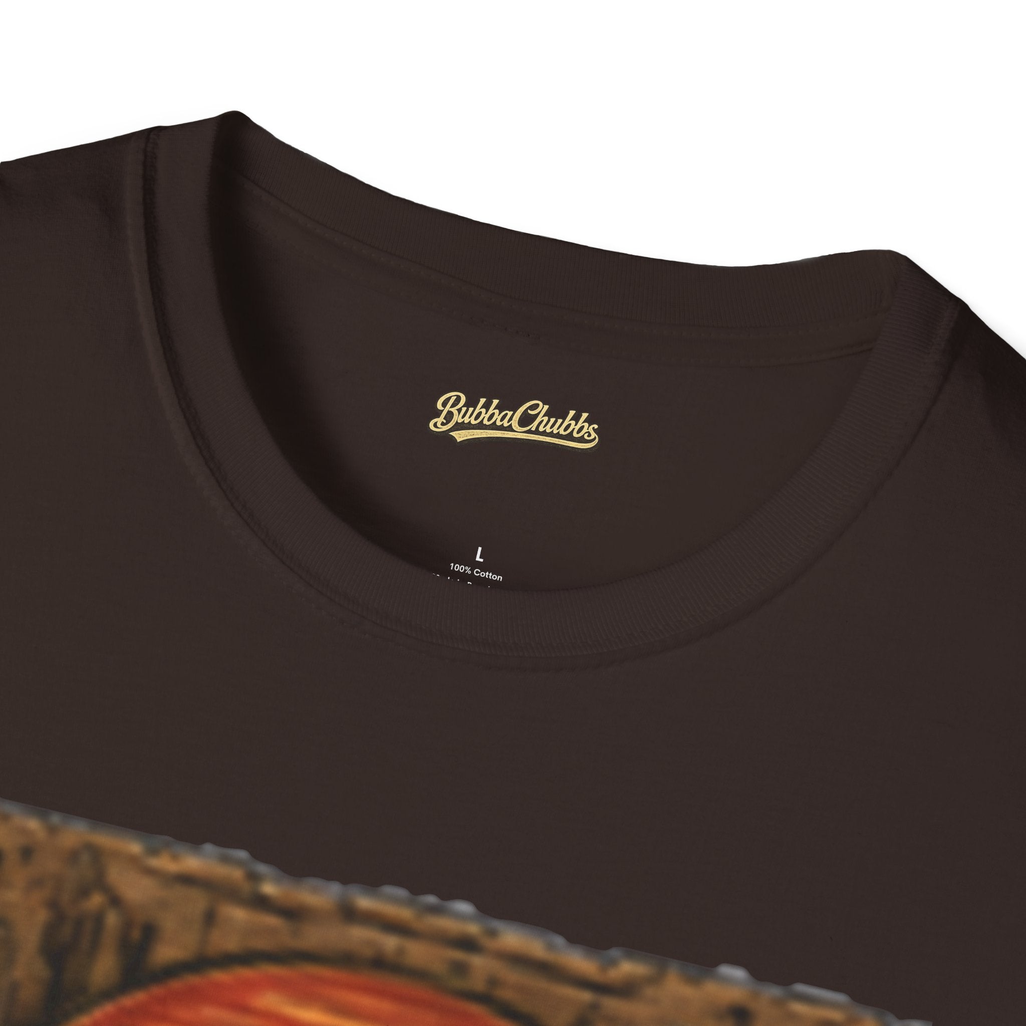 BubbaChubbs Desert Skull Logo T-Shirt New Printify
