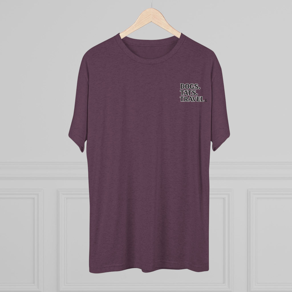 BubbaChubbs Mountains Minimalist Dogs Tats Travel — Adventure Outdoor Crew Shirt - BubbaChubbs Brand