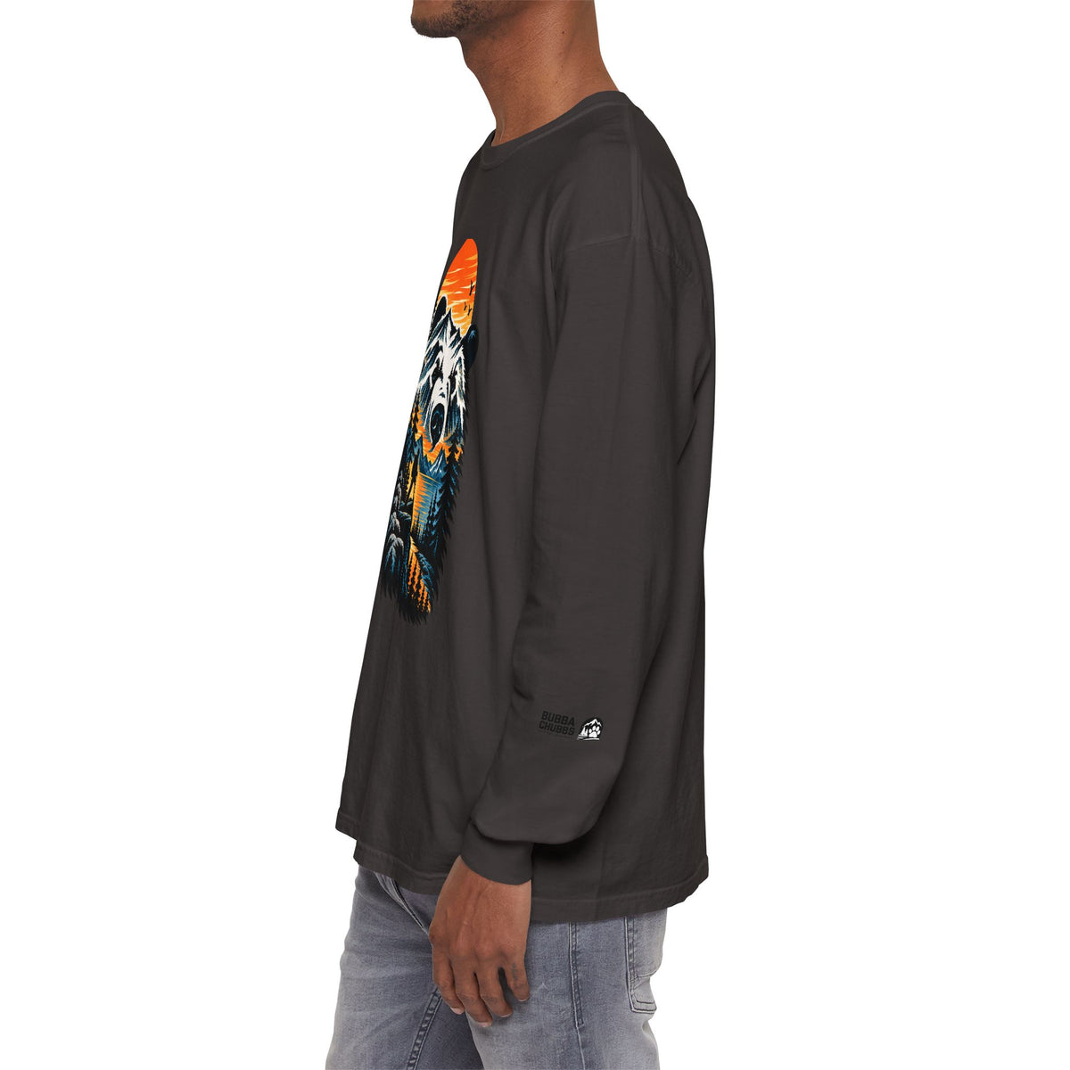Bear Sunset Long Sleeve Tee