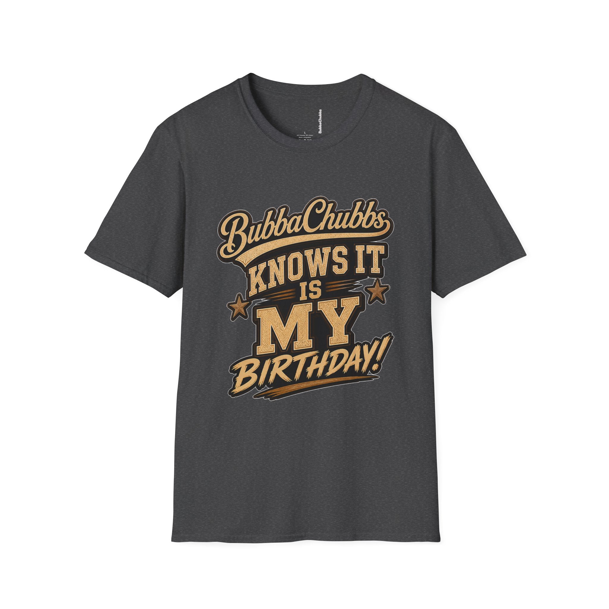 Birthday Graphic Tee | BubbaChubbs Celebration T-Shirt Gift