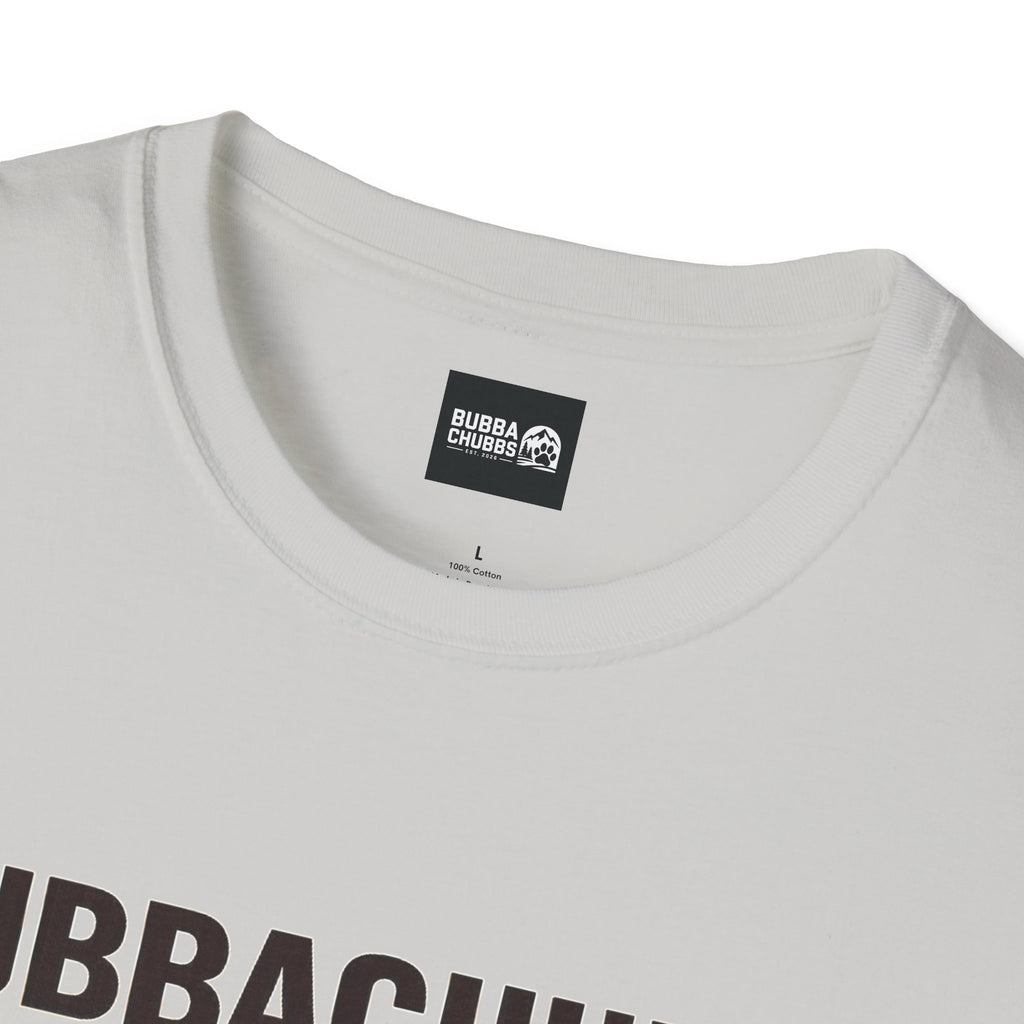 BubbaChubbs Logo front Coordinates Short-Sleeve Tee - BubbaChubbs Brand