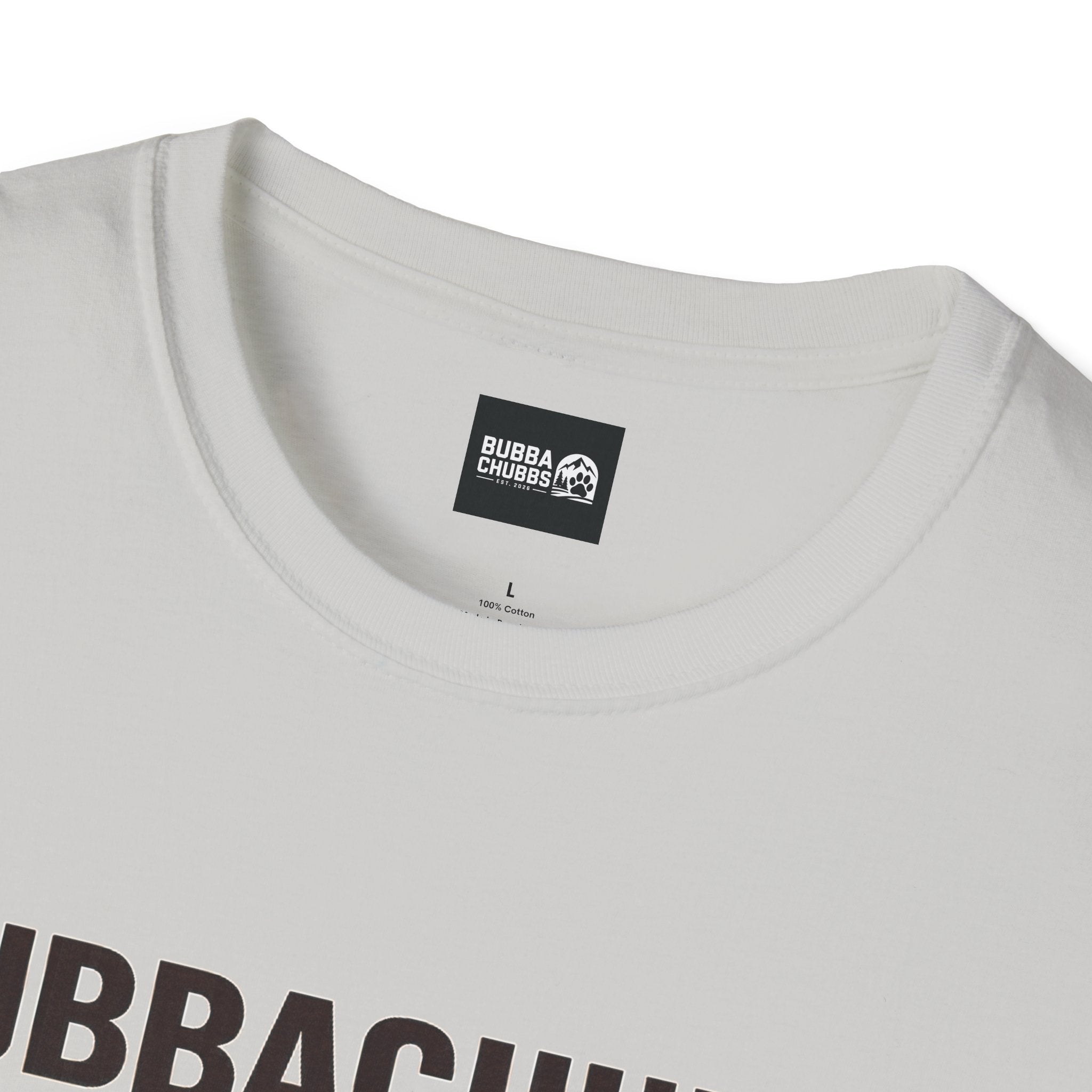 BubbaChubbs Logo front Coordinates Short-Sleeve Tee - BubbaChubbs Brand