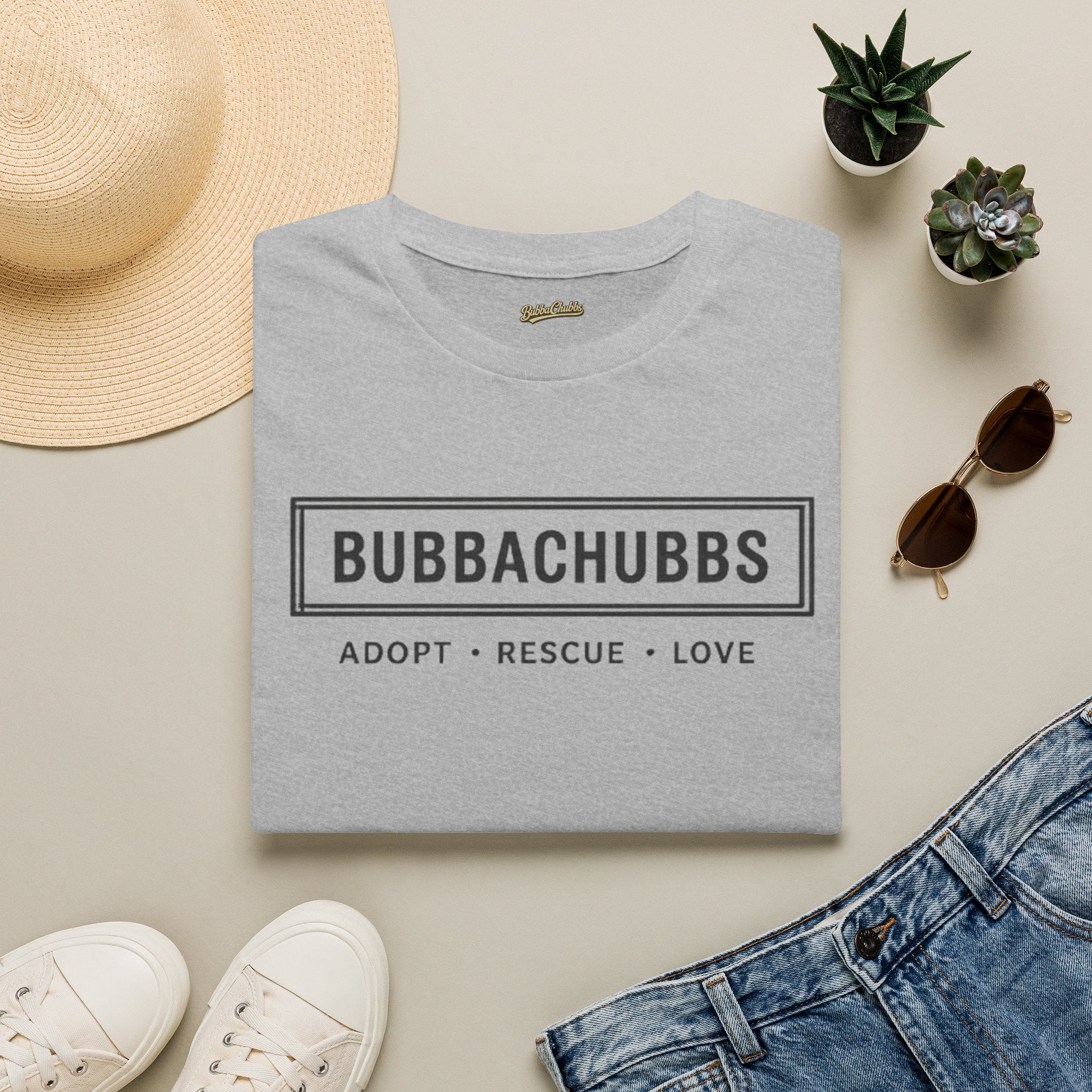 BubbaChubbs Adopt Rescue and Love Tee Printify