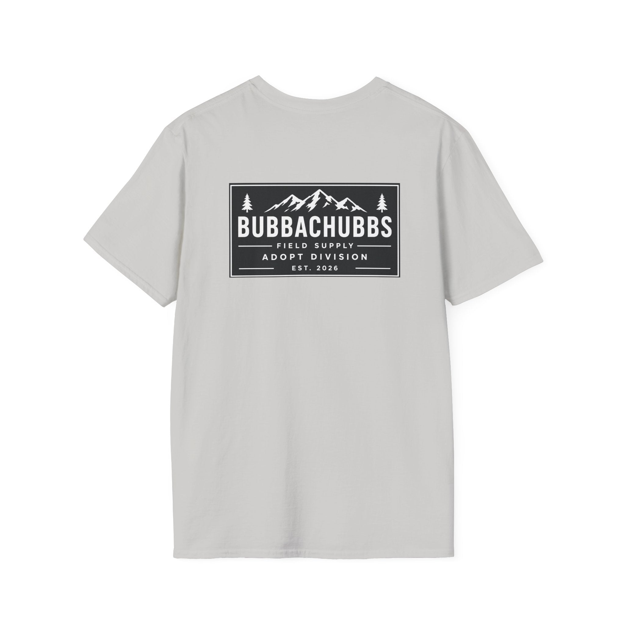 BubbaChubbs Logo front and Back Short-Sleeve Tee - BubbaChubbs Brand