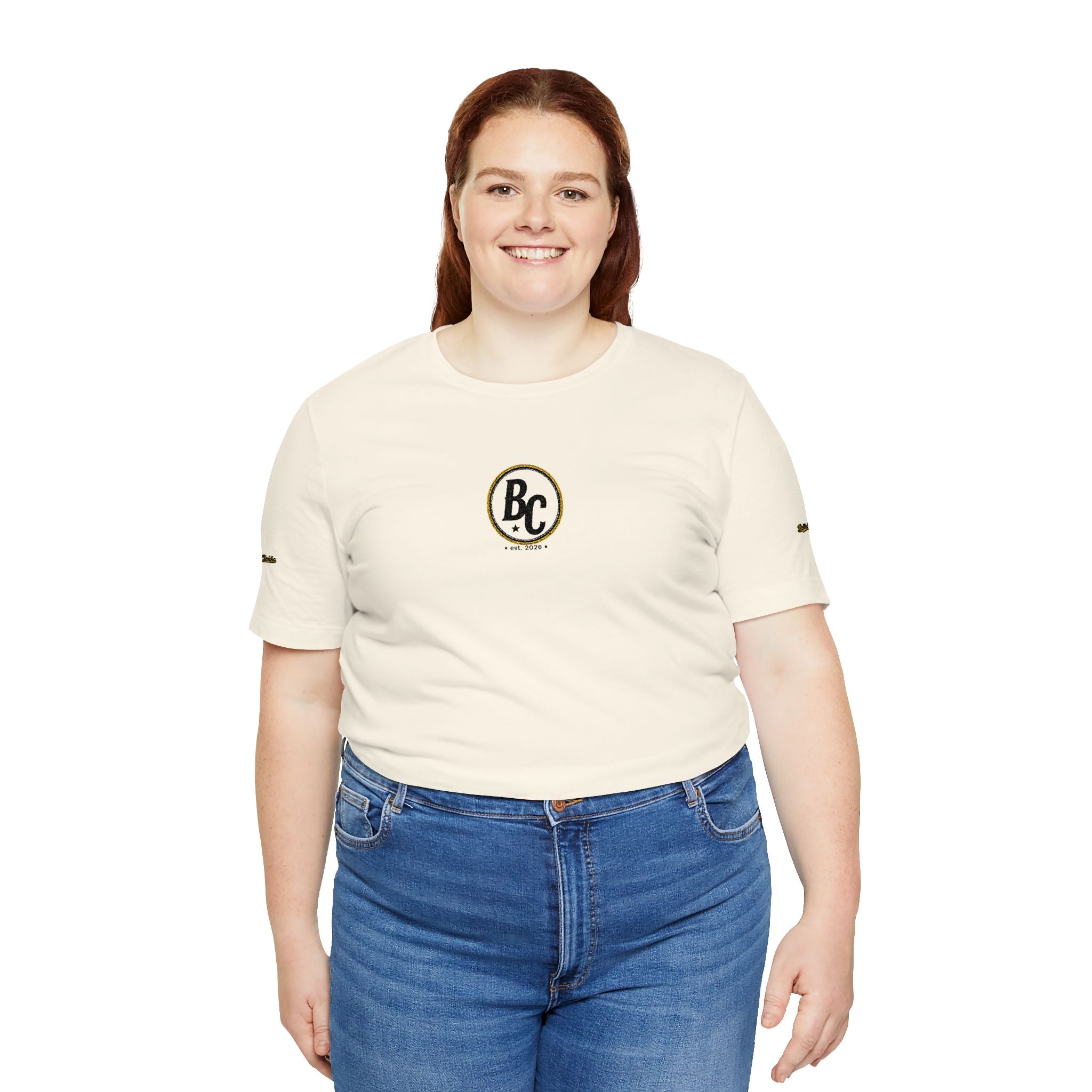 BubbaChubbs - Embroidered Logo - Unisex Jersey Short Sleeve Tee