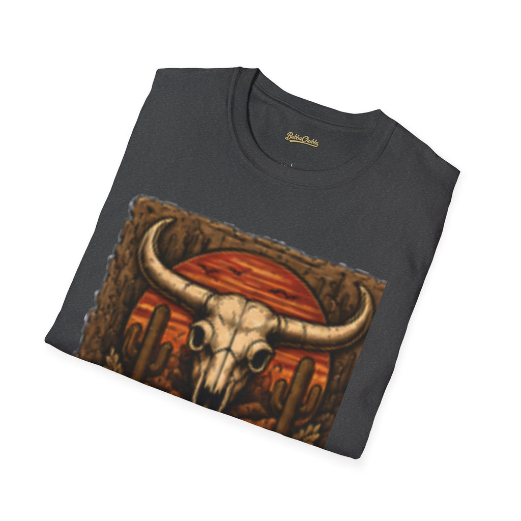 BubbaChubbs Desert Skull Logo T-Shirt New Printify