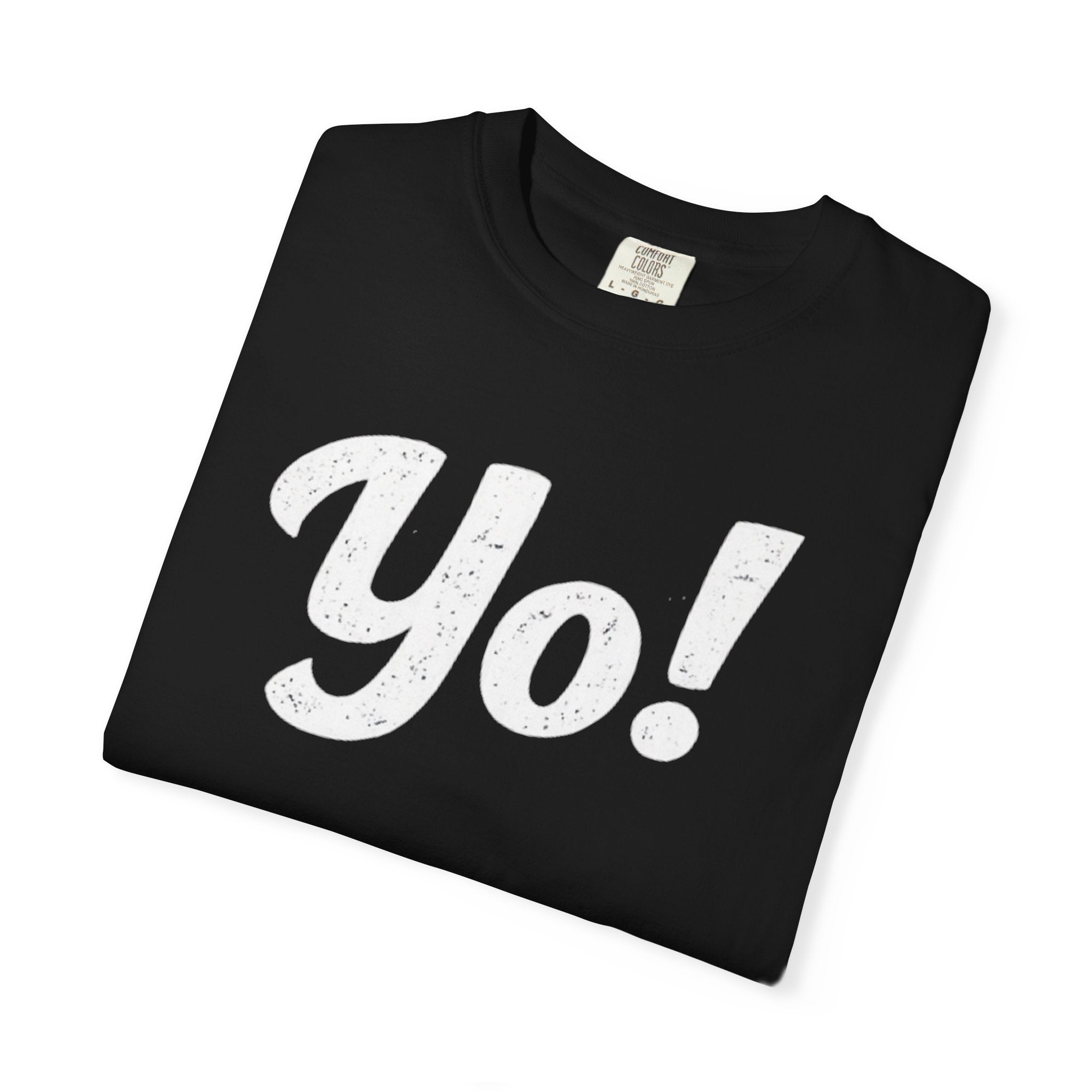 BubbaChubbs Yo! White Lettering Tee - BubbaChubbs Brand