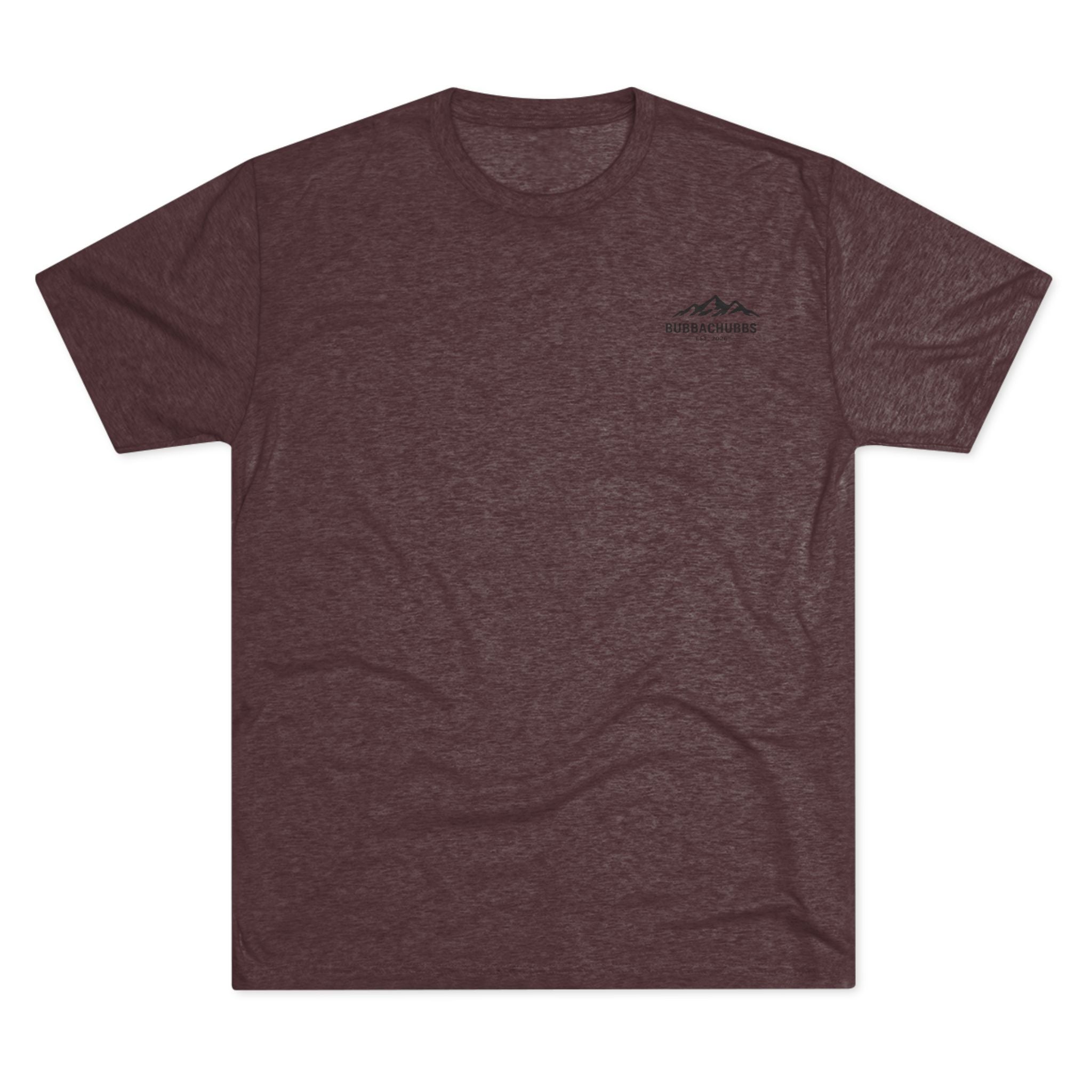 BubbaChubbs Mountains Minimalist Logo Tee — Adventure Outdoor Crew Shirt - BubbaChubbs Brand