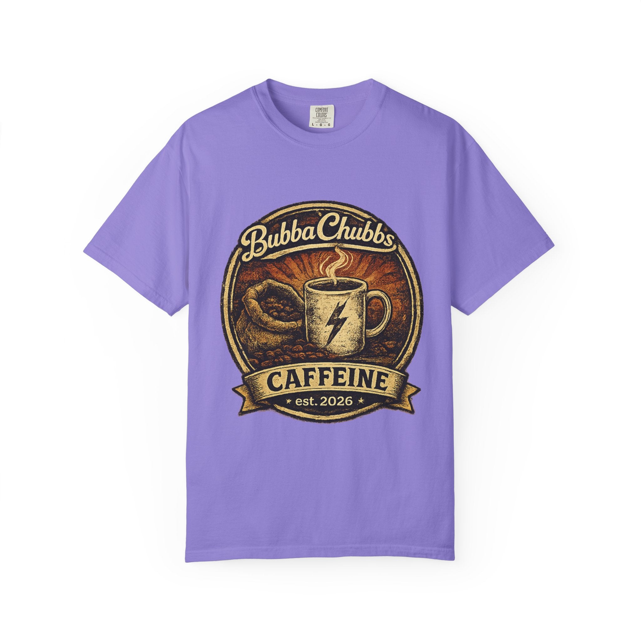 Coffee Jolt Graphic Tee | BubbaChubbs Get Out Stay Wild T-Shirt