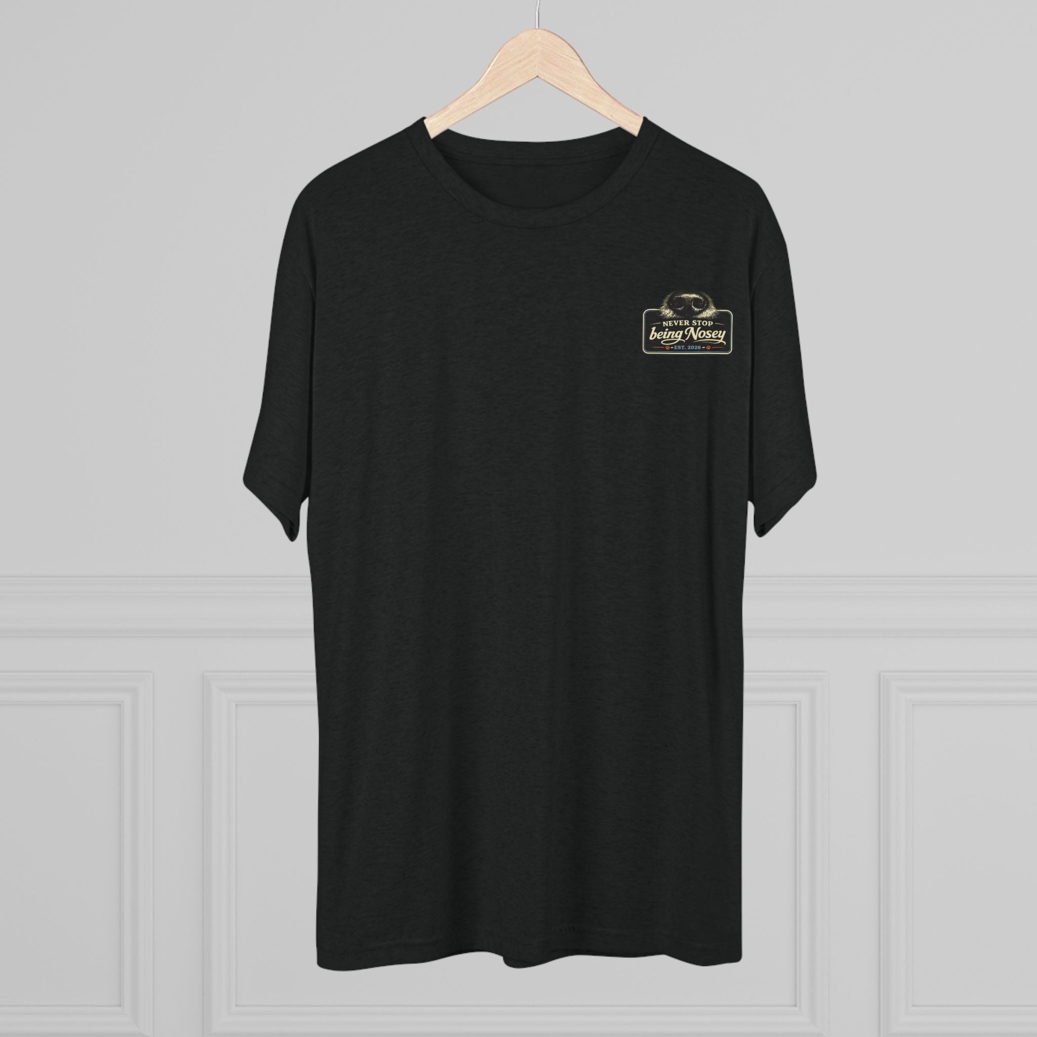 BubbaChubbs Never Being Nosey Minimalist Logo Tee — Adventure Outdoor Crew Shirt - BubbaChubbs Brand