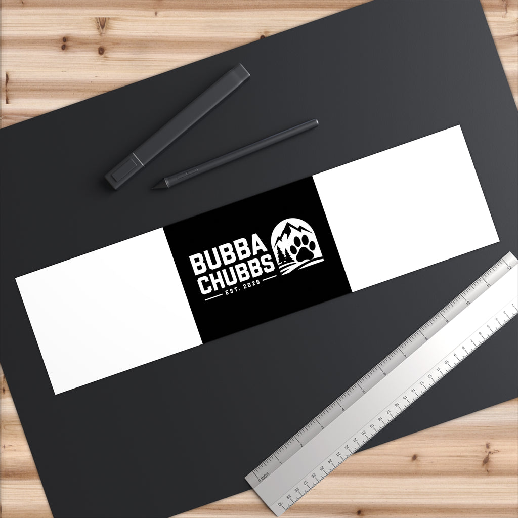 BubbaChubbs Adventure Bumper Sticker — Vintage Script Decal for Cars & Vans - BubbaChubbs Brand
