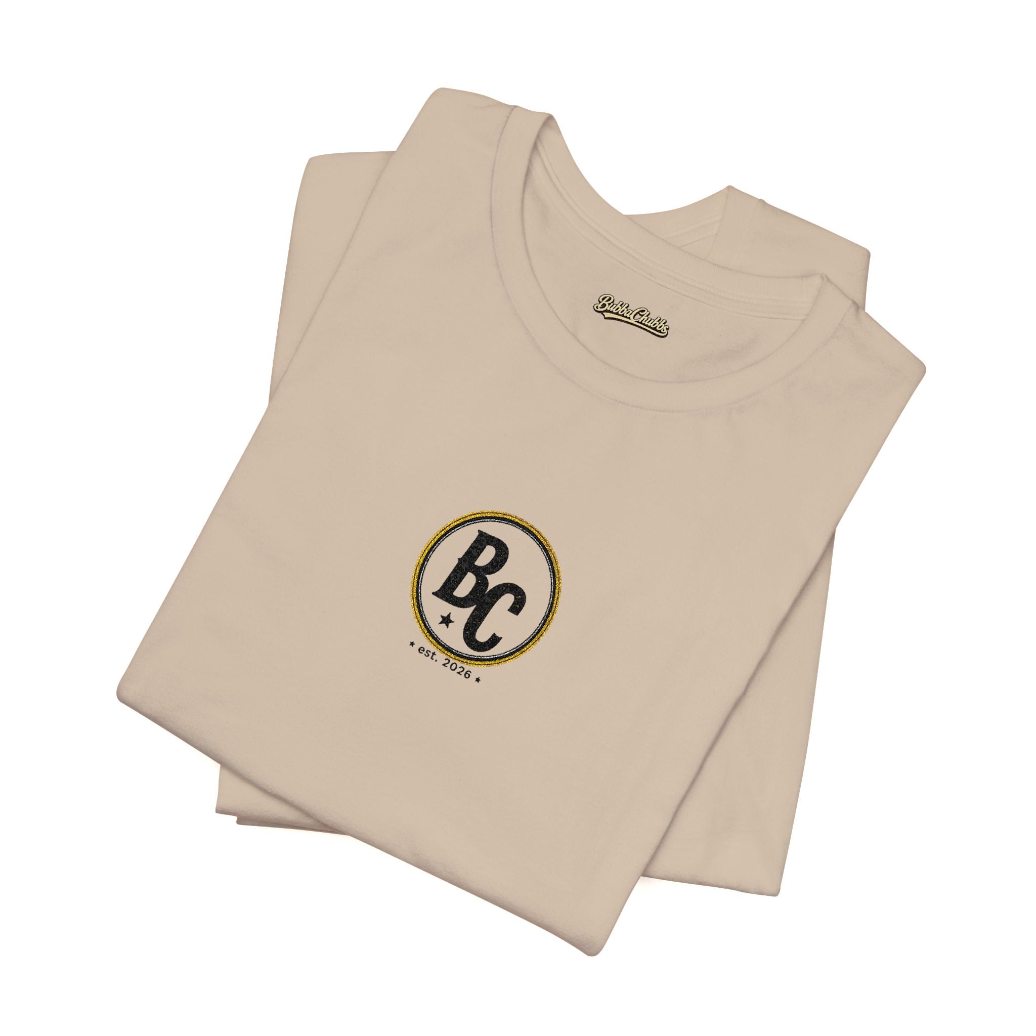 BubbaChubbs - Embroidered Logo - Unisex Jersey Short Sleeve Tee