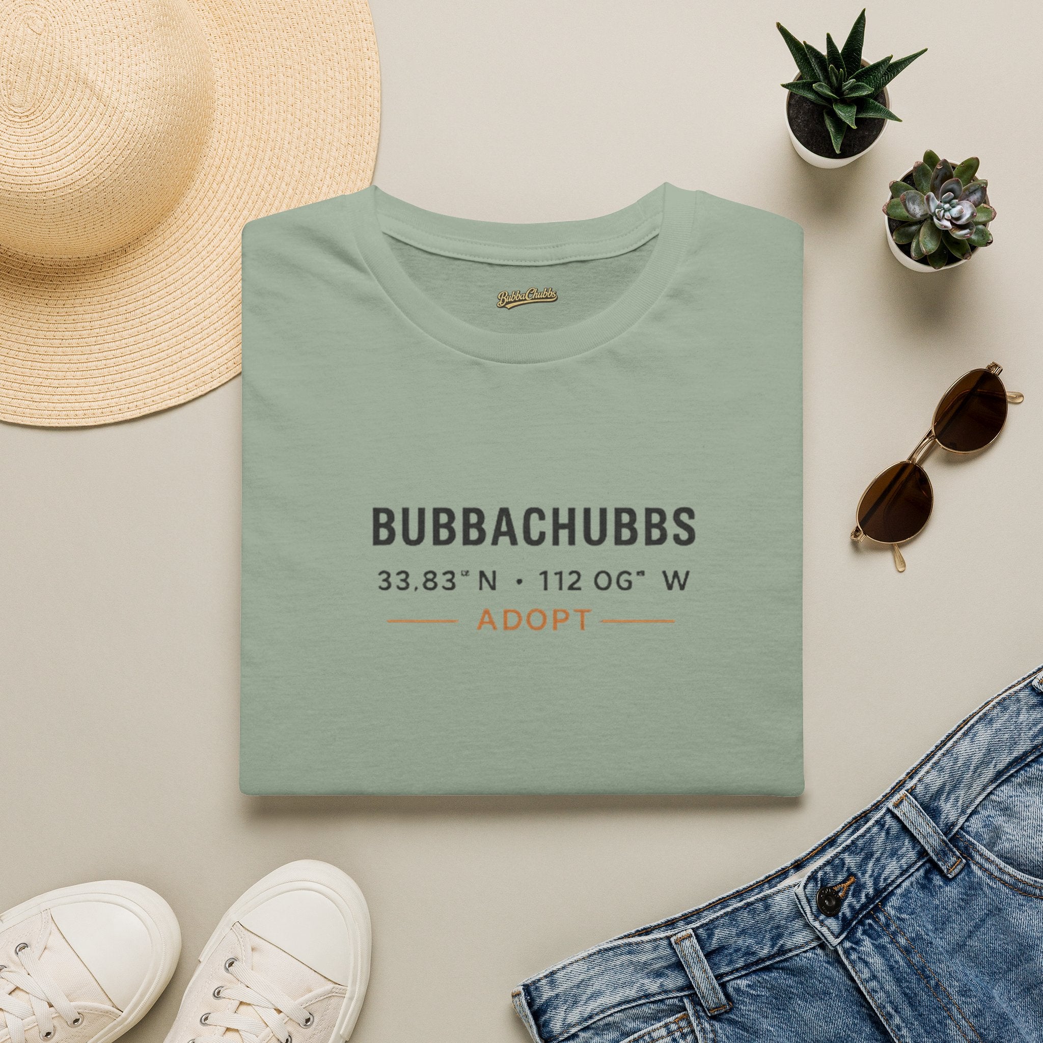 BubbaChubbs Adopt Latitude Tee - BubbaChubbs Brand