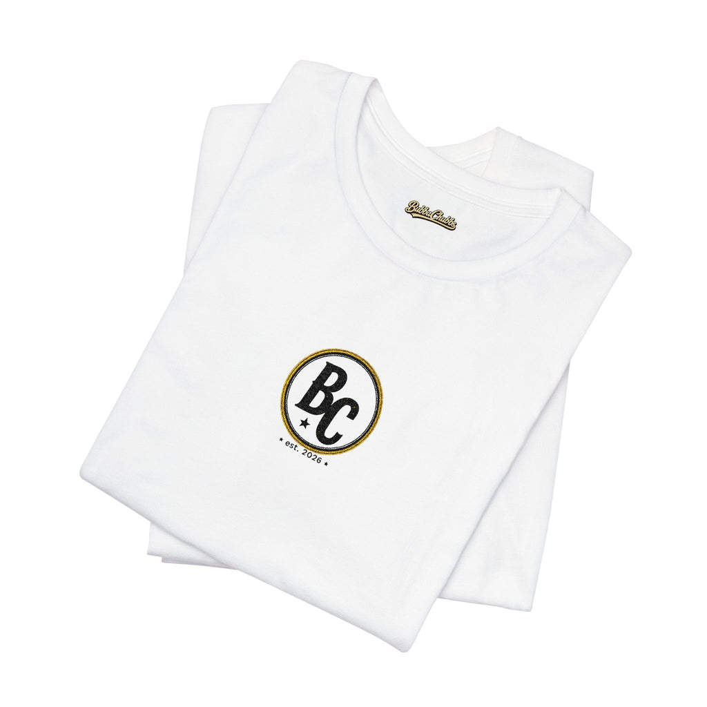 BubbaChubbs - Embroidered Logo - Unisex Jersey Short Sleeve Tee