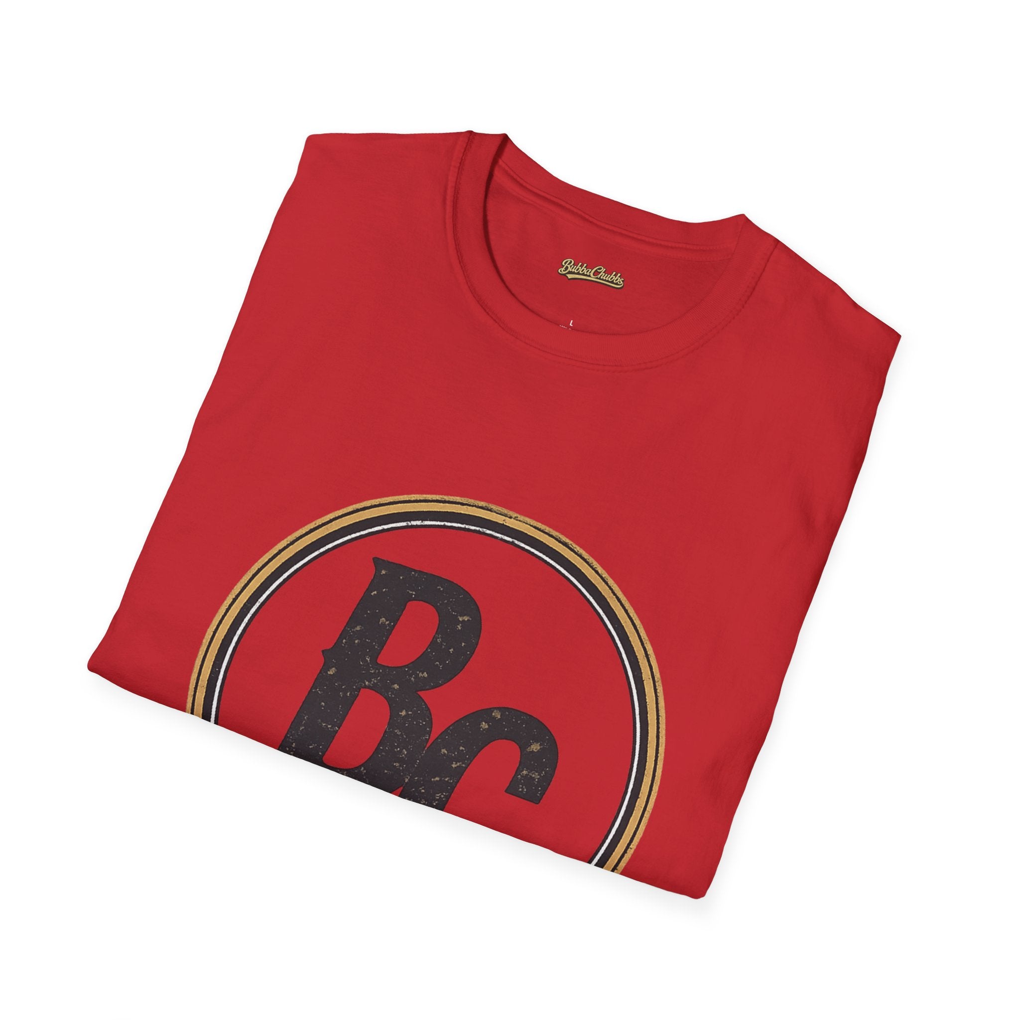BubbaChubbs Logo Simple No Back Graphic Tee Printify