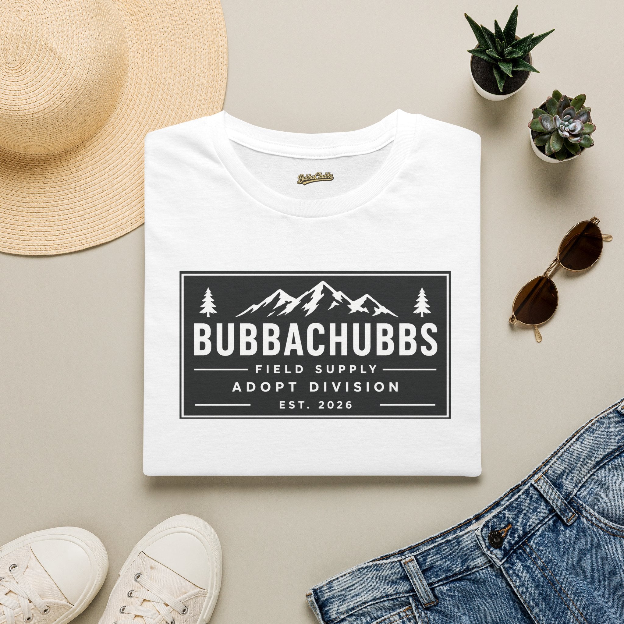 BubbaChubbs Adopt Supply Tee - BubbaChubbs Brand