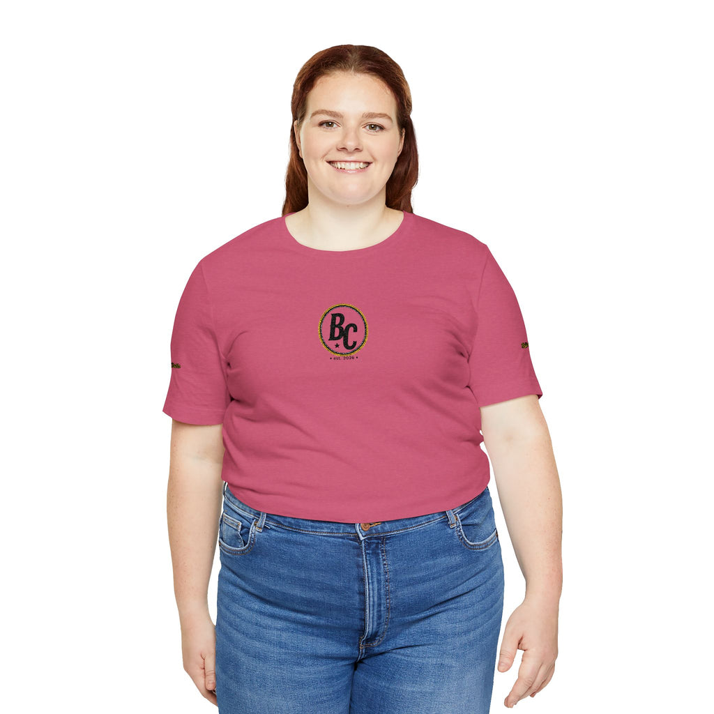 BubbaChubbs - Embroidered Logo - Unisex Jersey Short Sleeve Tee