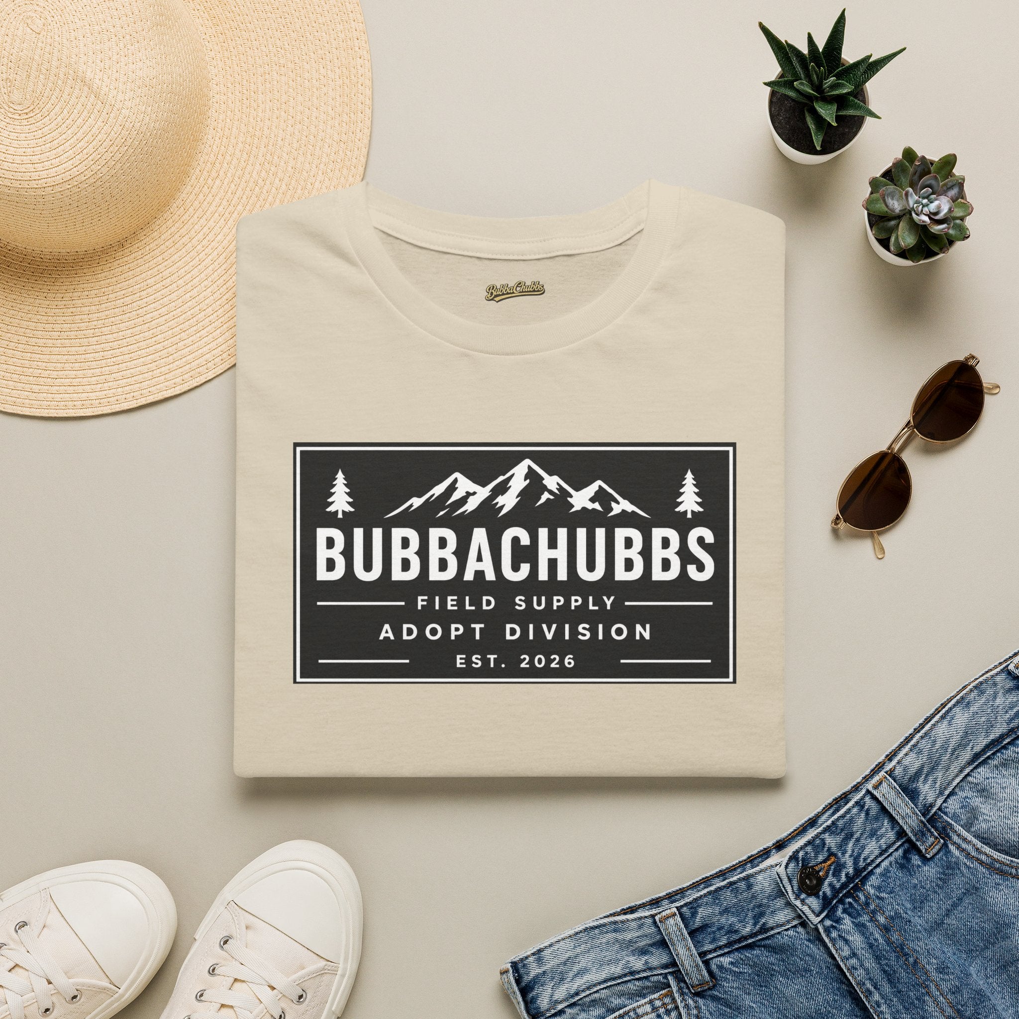 BubbaChubbs Adopt Supply Tee - BubbaChubbs Brand