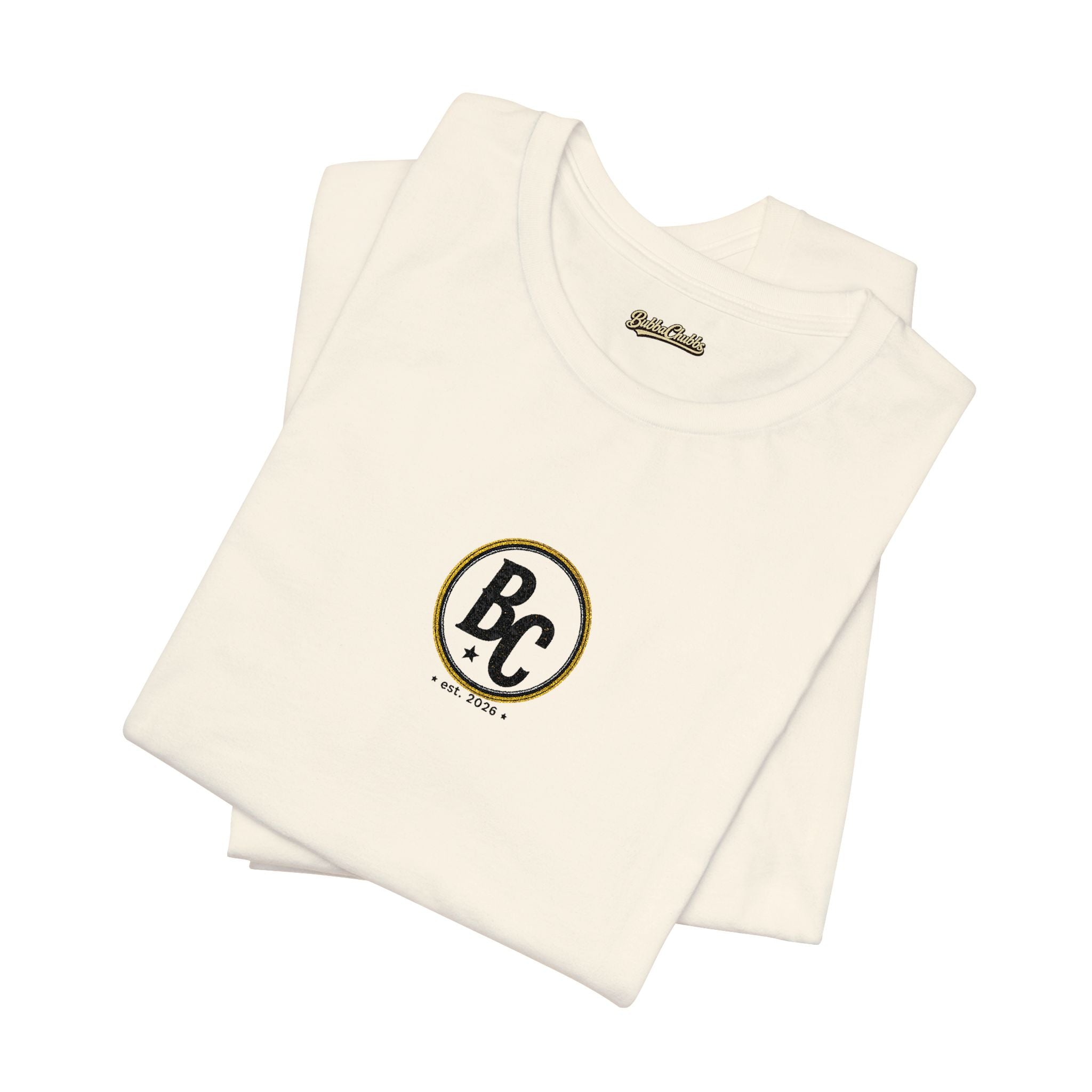 BubbaChubbs - Embroidered Logo - Unisex Jersey Short Sleeve Tee
