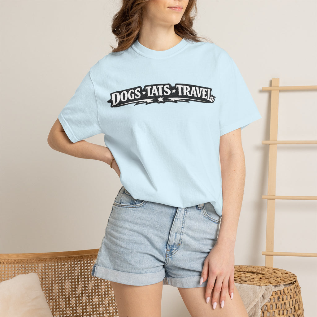 BubbaChubbs Dogs Tats Travel Chill Tee Printify