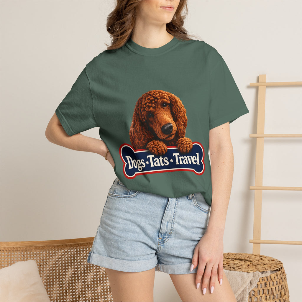 BubbaChubbs Dogs Tats Travel with Dog Wording Tee Printify