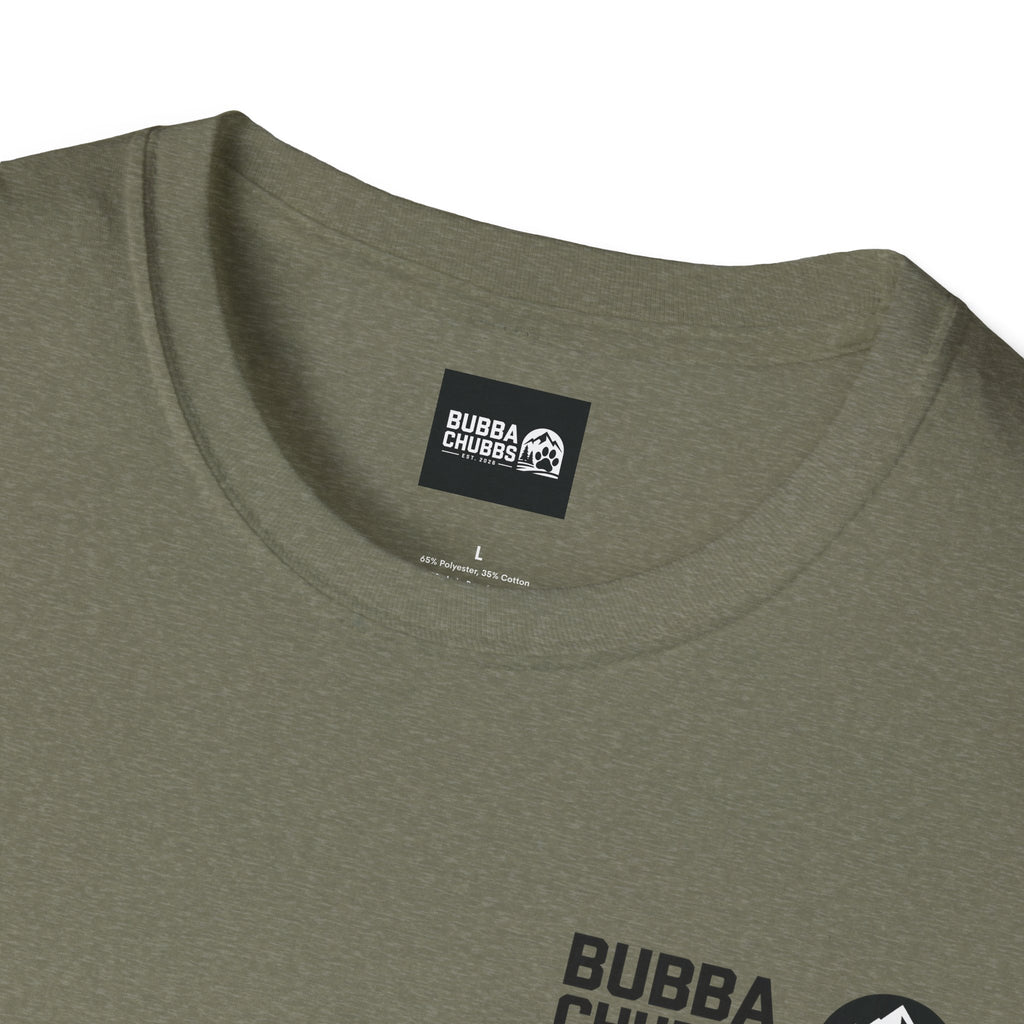 BubbaChubbs Updated Modern Logo Transparent Short-Sleeve Tee - BubbaChubbs Brand