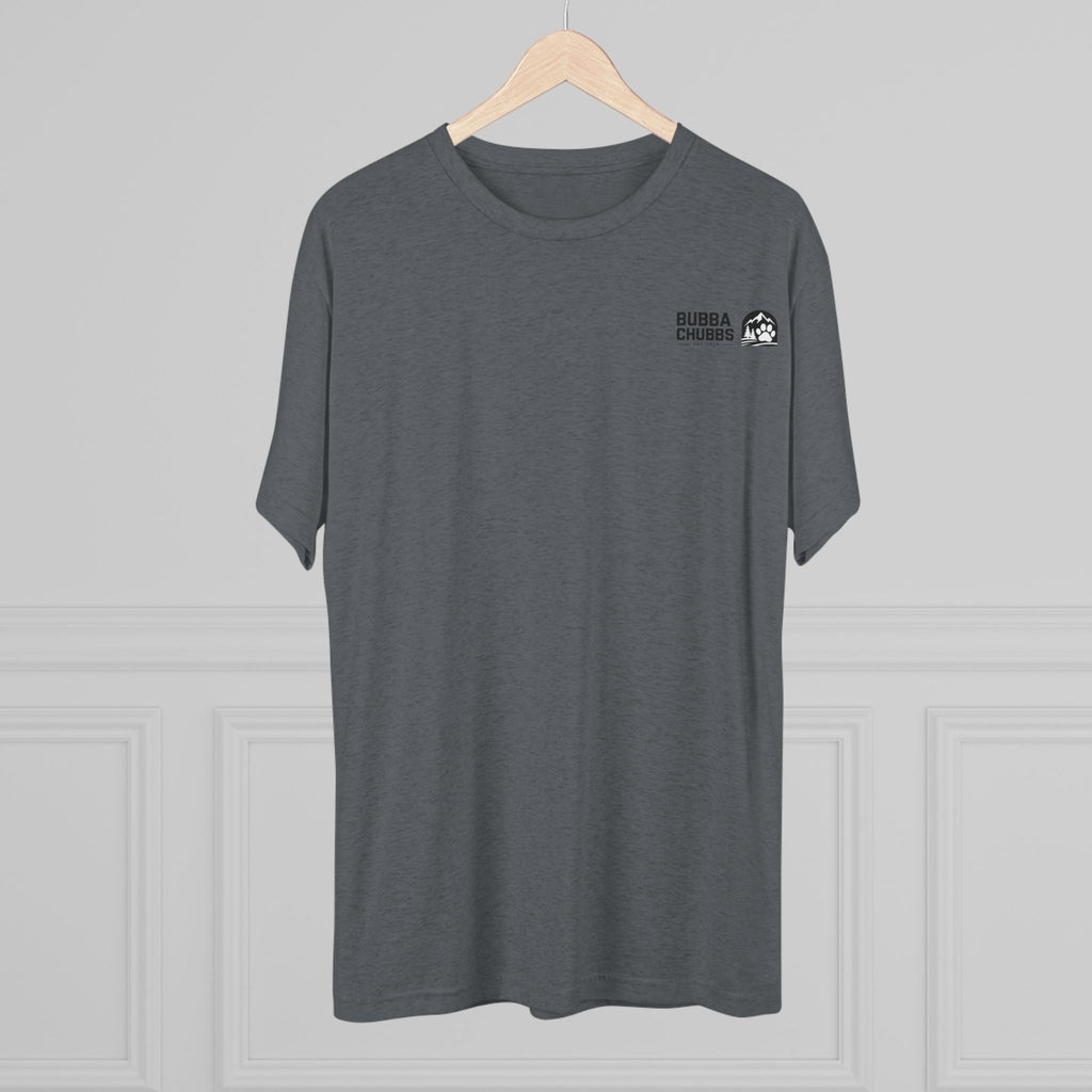 BubbaChubbs Mountains Minimalist Logo Tee — Adventure Outdoor Crew Shirt - BubbaChubbs Brand
