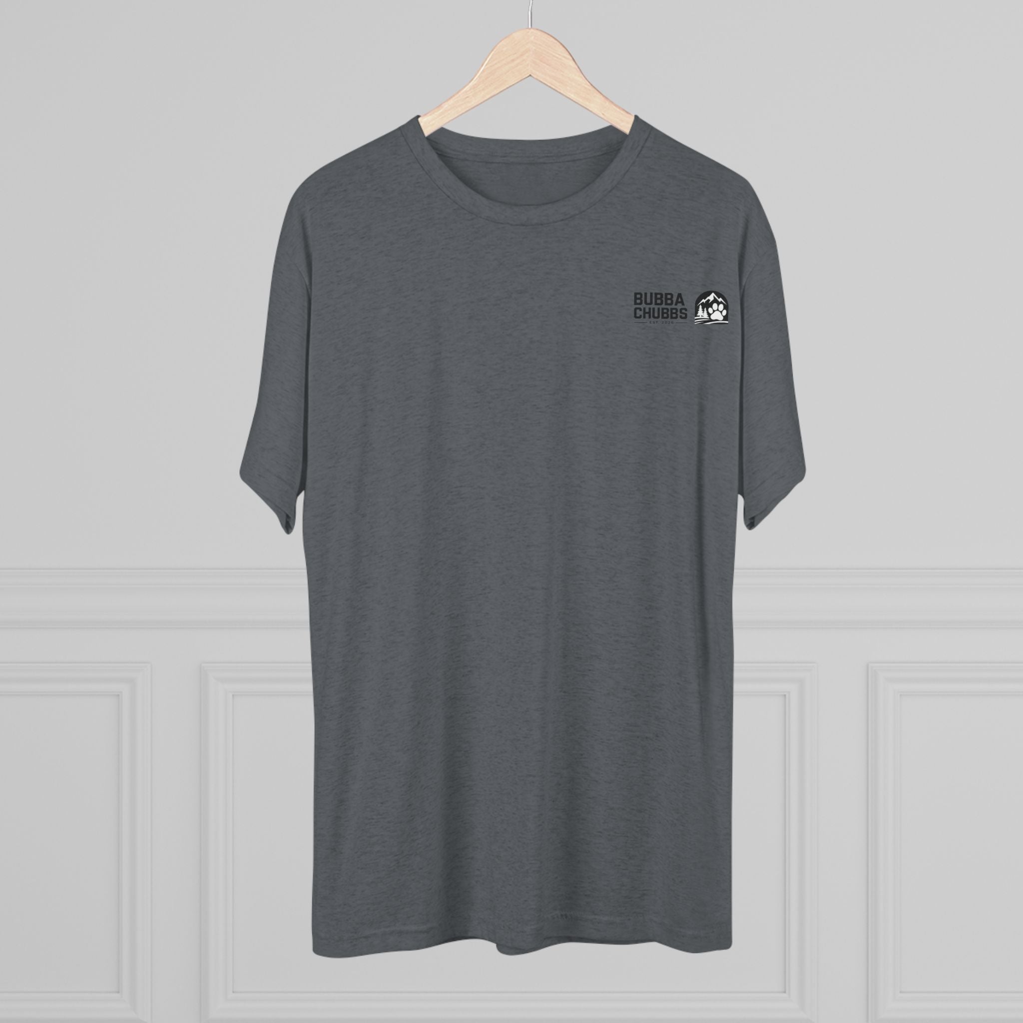 BubbaChubbs Mountains Minimalist Logo Tee — Adventure Outdoor Crew Shirt - BubbaChubbs Brand
