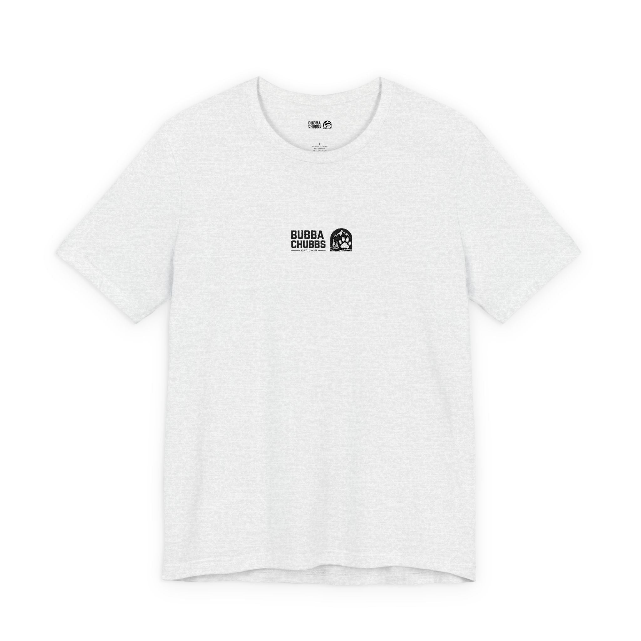 BubbaChubbs - Embroidered Logo - Unisex Jersey Short Sleeve Tee Printify
