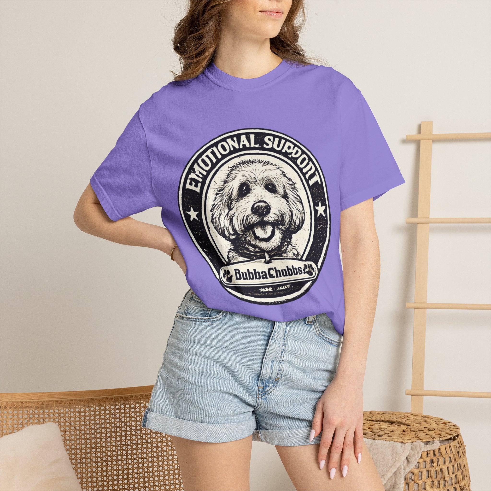 BubbaChubbs Vintage Emotional Support Style Tee Printify