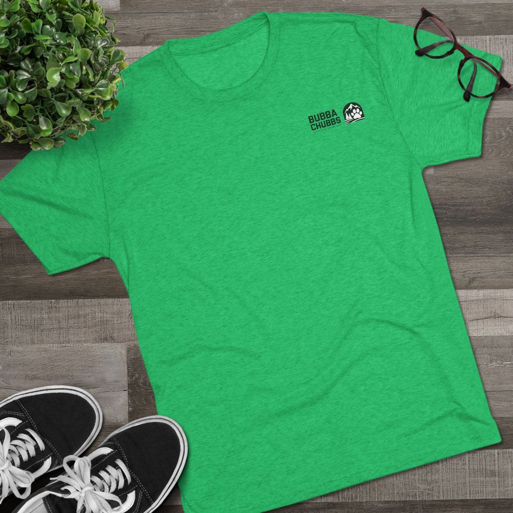 BubbaChubbs Mountains Minimalist Logo Tee — Adventure Outdoor Crew Shirt - BubbaChubbs Brand