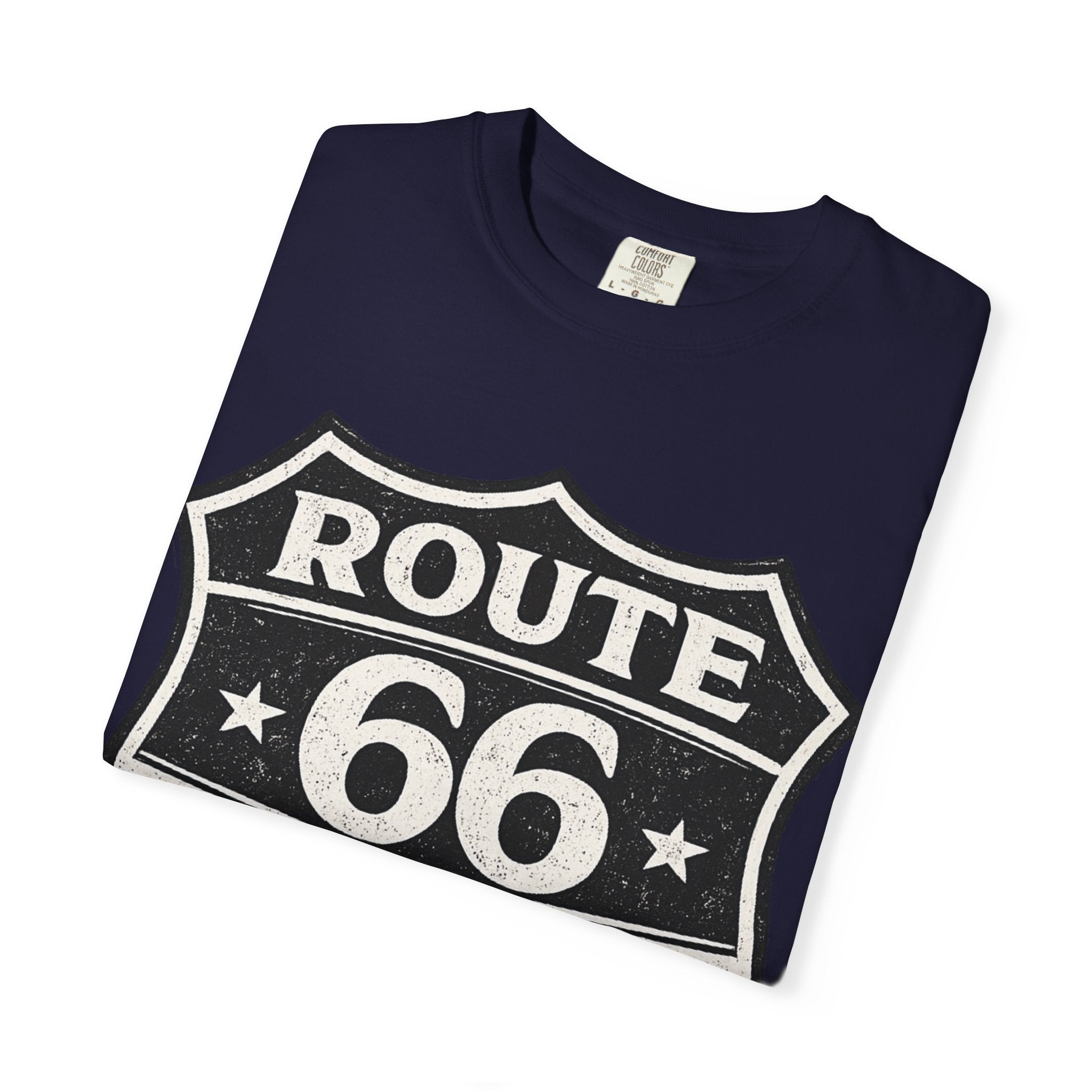 BubbaChubbs Dogs Tats Travel Route 66 Tee Printify