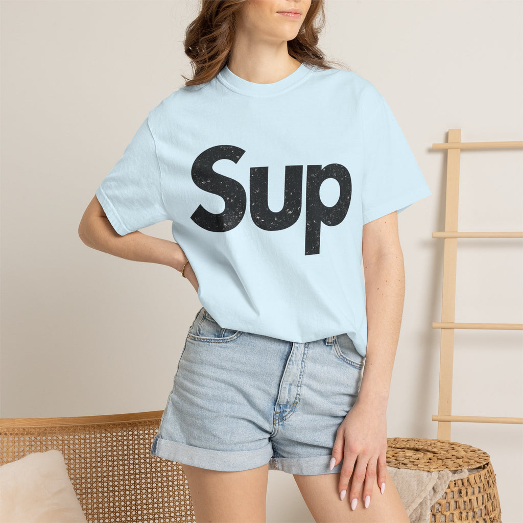 BubbaChubbs Sup White Lettering Tee - BubbaChubbs Brand
