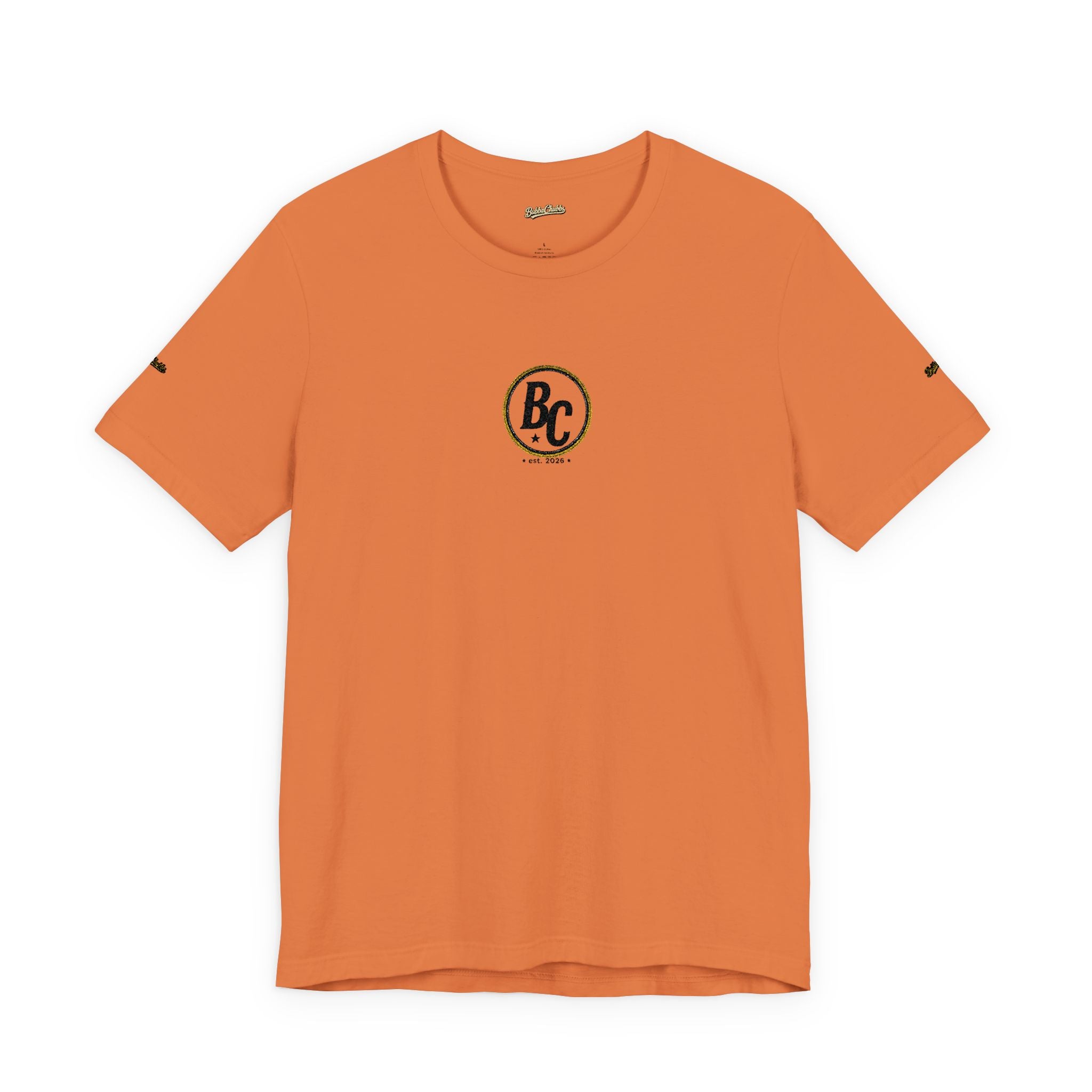 BubbaChubbs - Embroidered Logo - Unisex Jersey Short Sleeve Tee