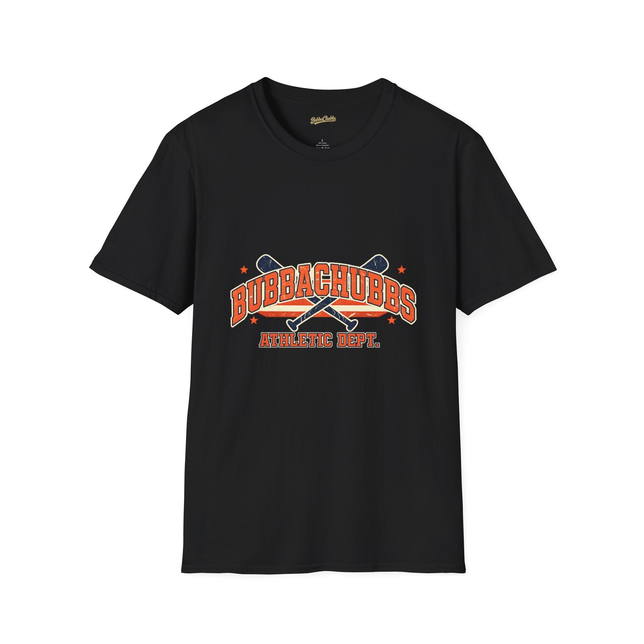 BubbaChubbs Athletic Logo Only T-Shirt Printify