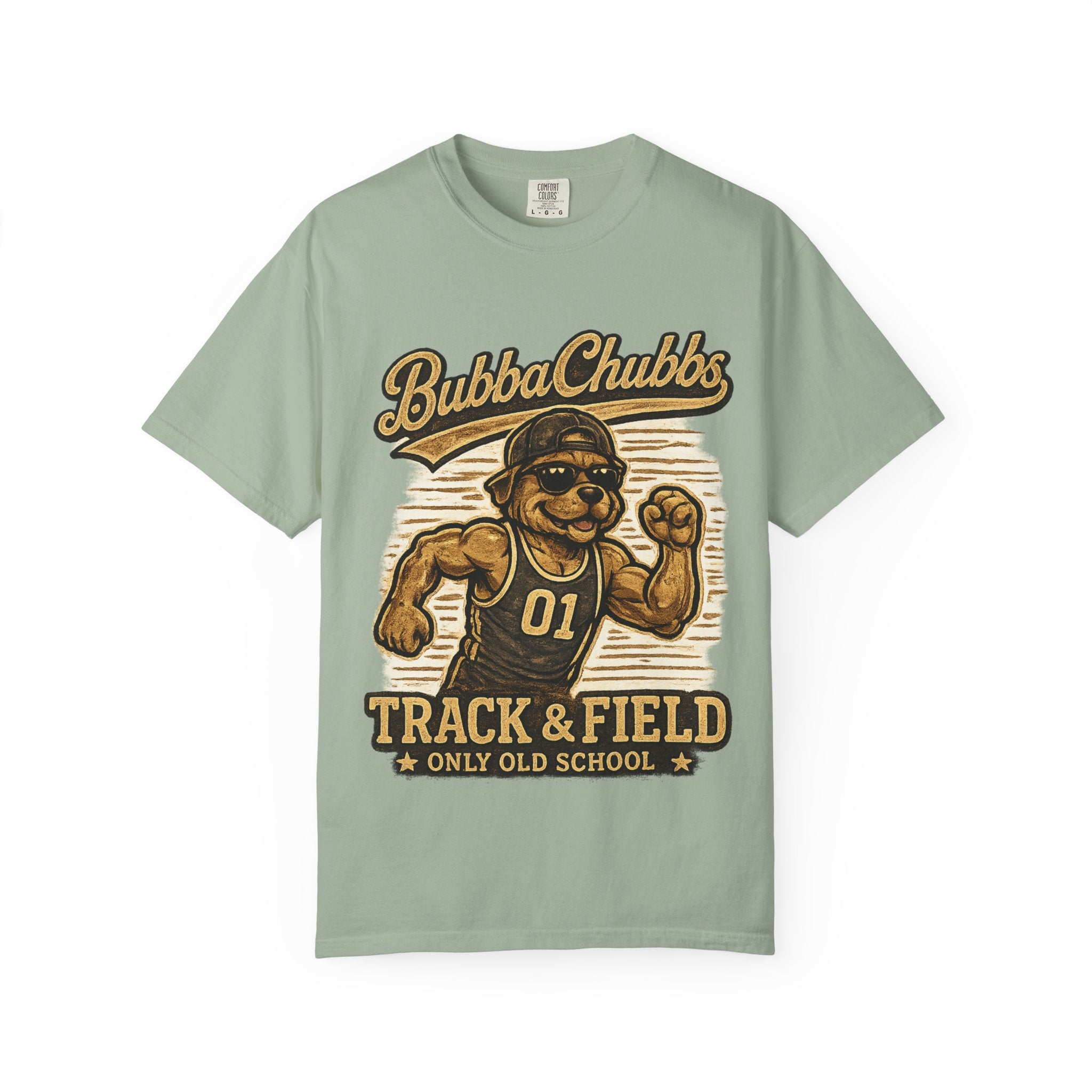 Track & Field Graphic Tee | BubbaChubbs Get Out Stay Wild T-Shirt