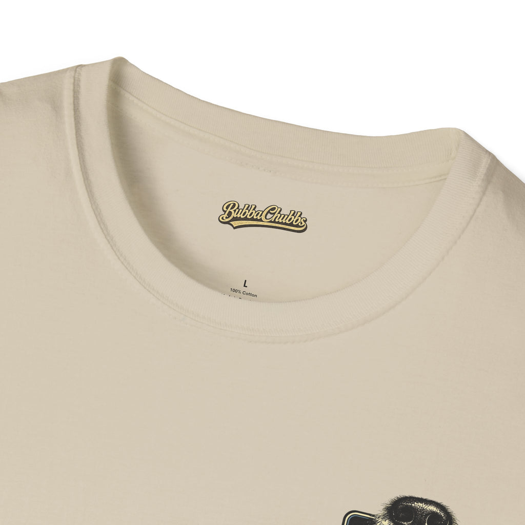 BubbaChubbs Never Stop Being Nosey Small Logo Short-Sleeve Tee - BubbaChubbs Brand