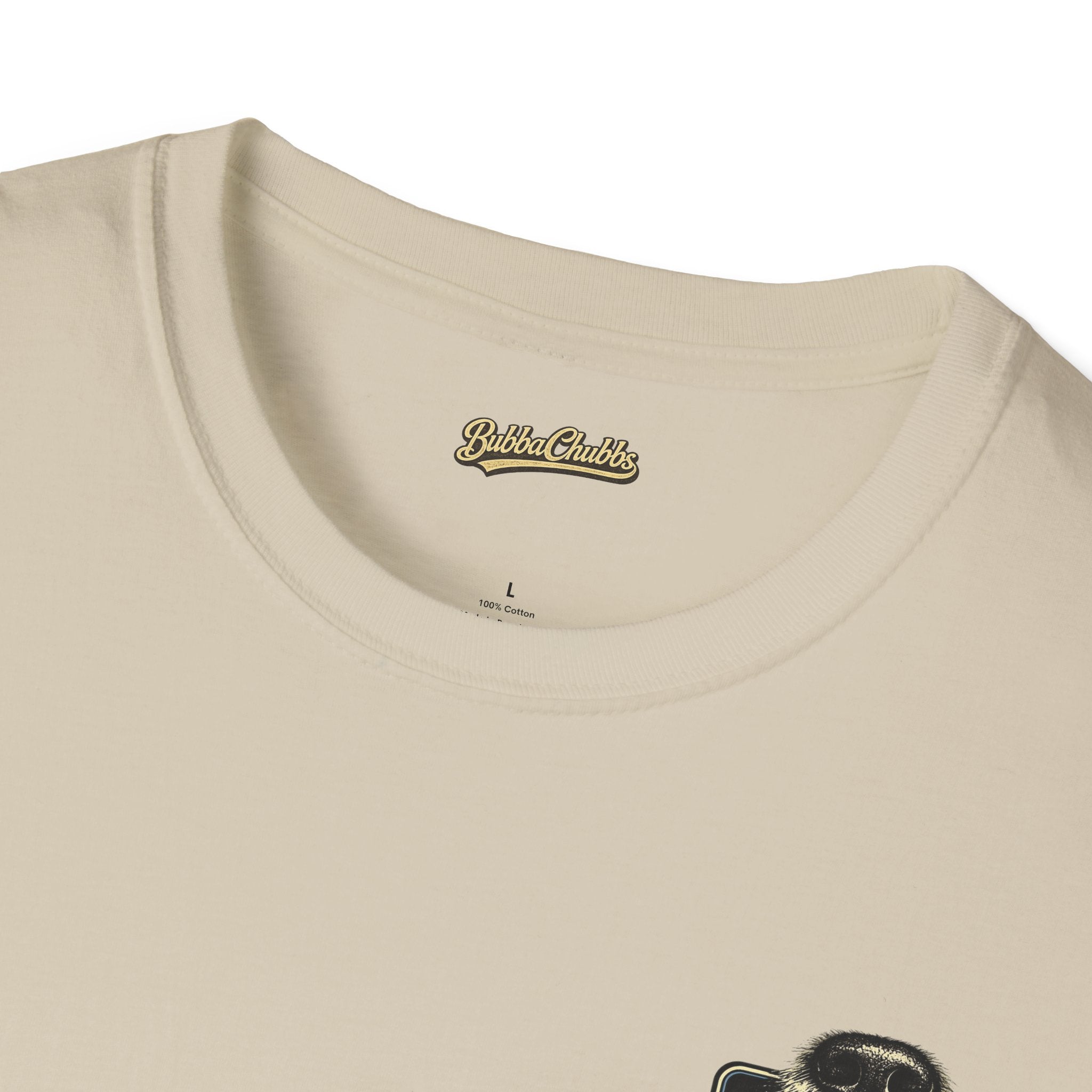 BubbaChubbs Never Stop Being Nosey Small Logo Short-Sleeve Tee - BubbaChubbs Brand