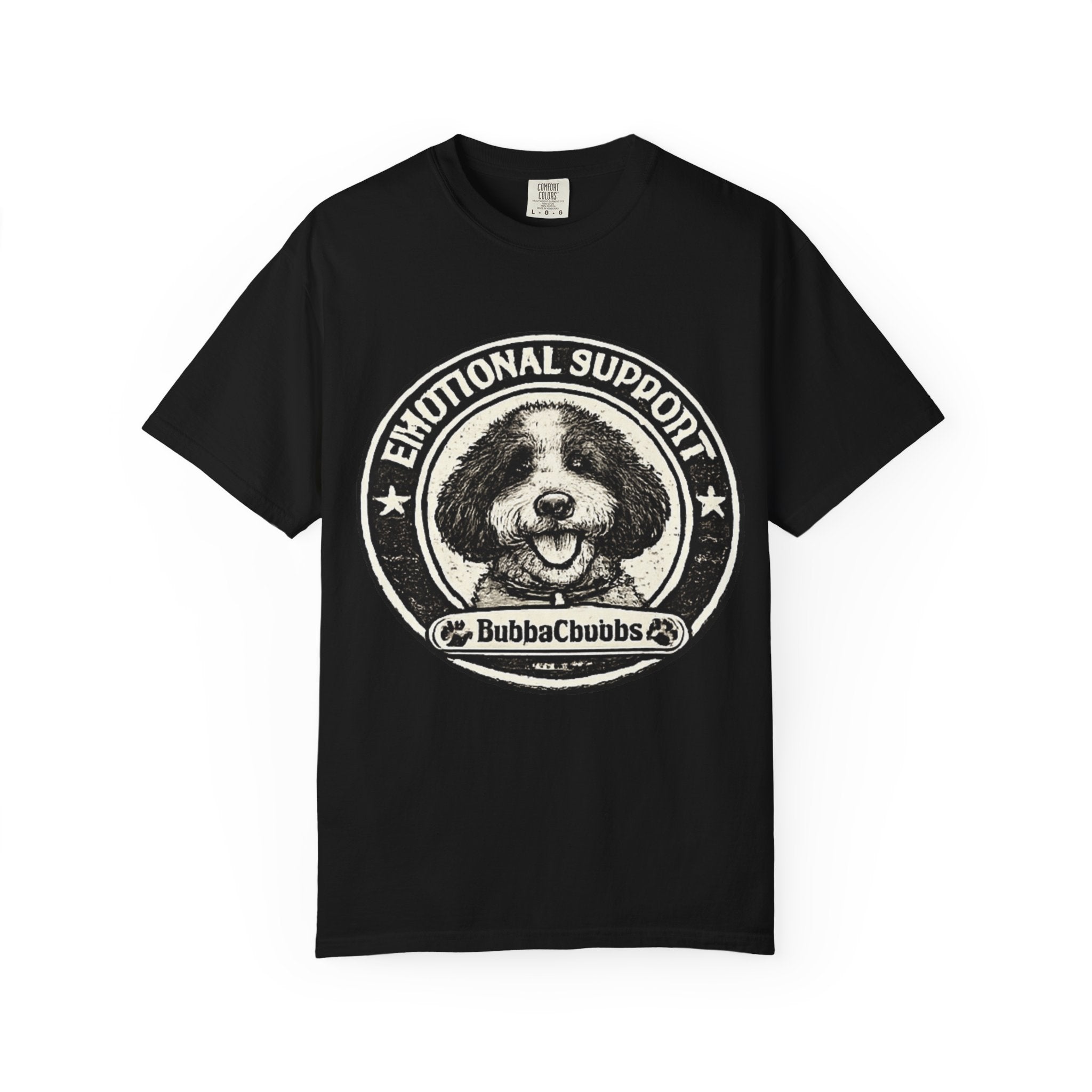 BubbaChubbs Doodle Vintage Emotional Support Style Tee Printify