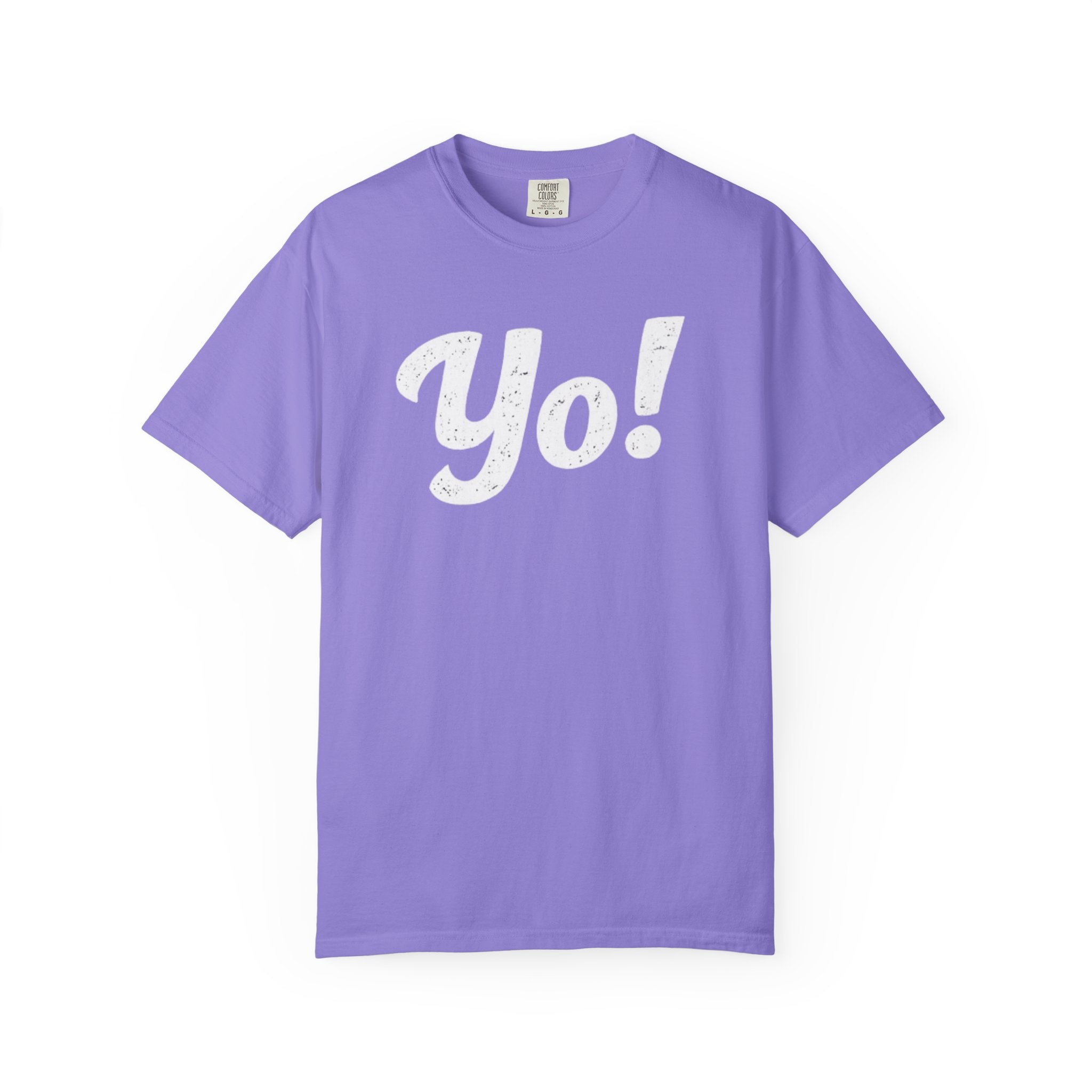BubbaChubbs Yo! White Lettering Tee - BubbaChubbs Brand