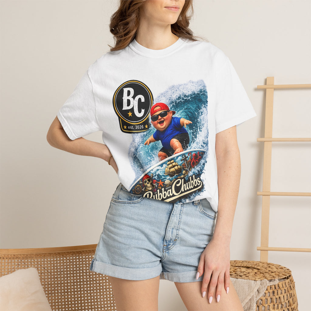 BubbaChubbs Buddy Surf Livin That Summer Life Vintage Beach Tee Printify