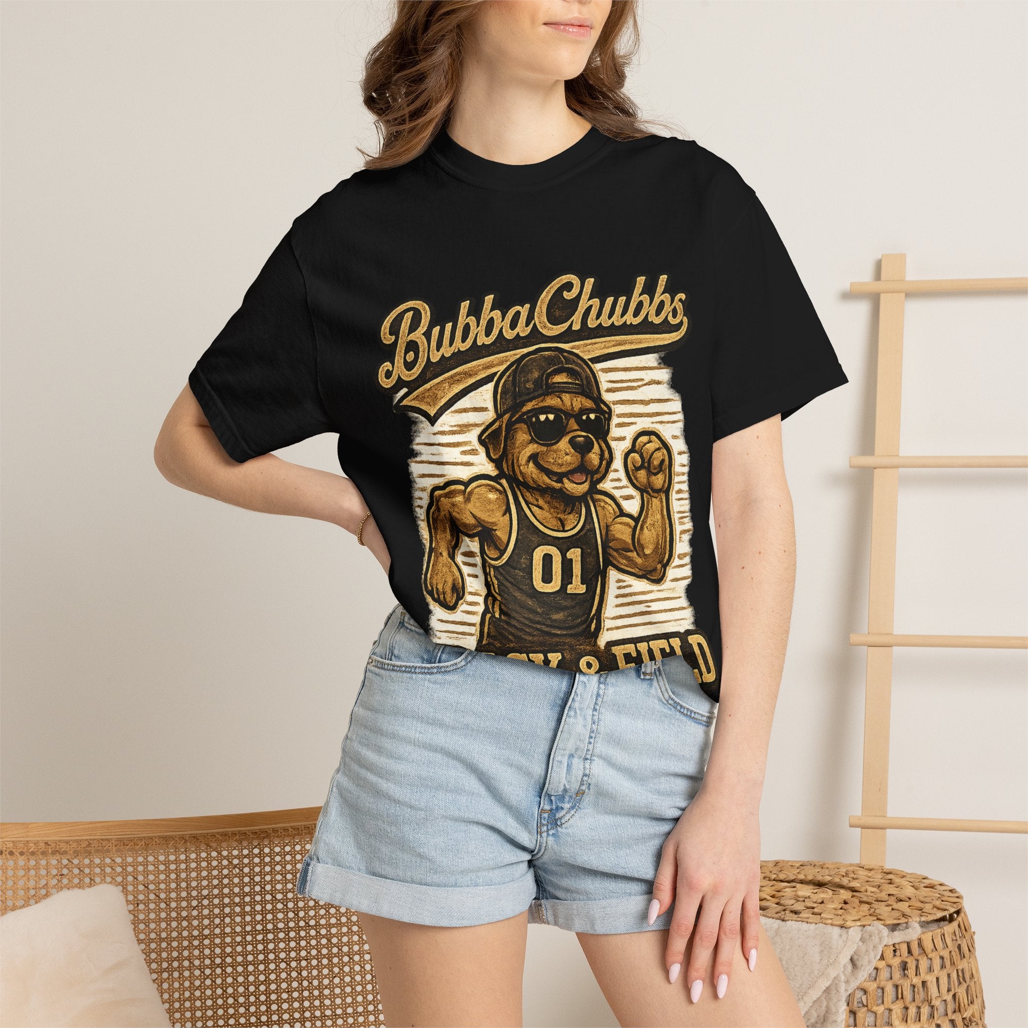 Track & Field Graphic Tee | BubbaChubbs Get Out Stay Wild T-Shirt