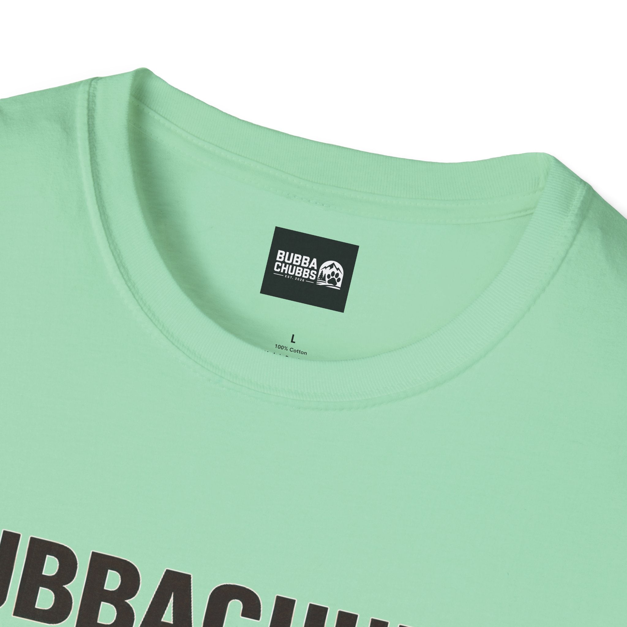 BubbaChubbs Logo front Coordinates Short-Sleeve Tee - BubbaChubbs Brand