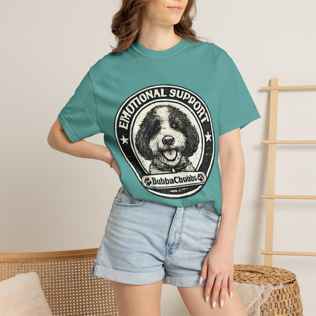 BubbaChubbs Doodle Vintage Emotional Support Style Tee Printify