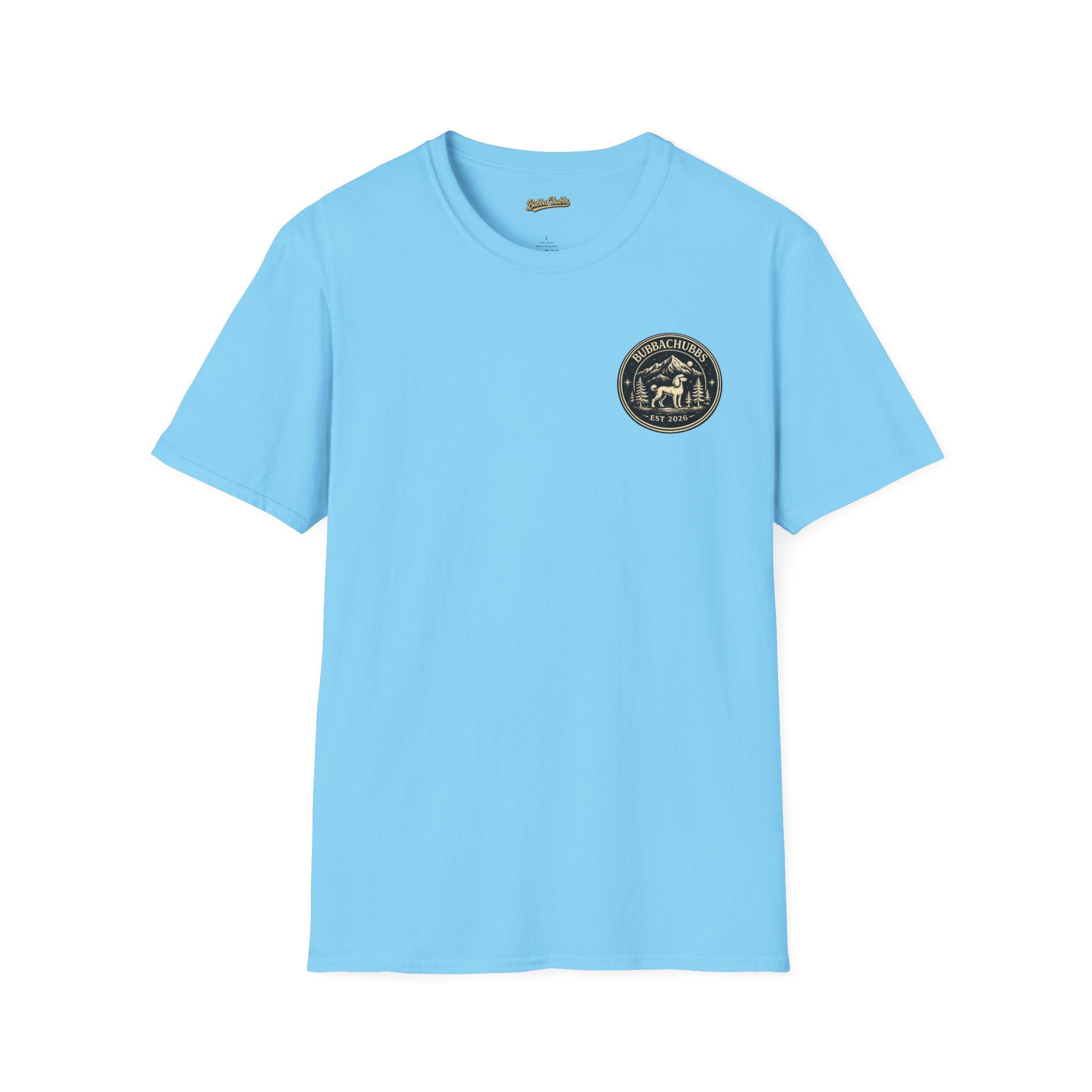 BubbaChubbs Himself Chest Full Small Logo Short-Sleeve Tee - BubbaChubbs Brand