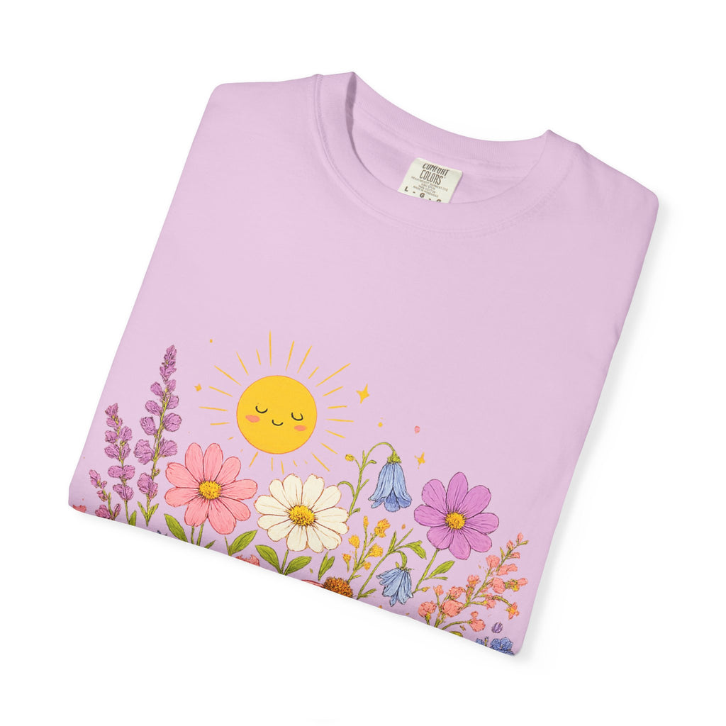 BubbaChubbs Sun Floral Style Tee Printify