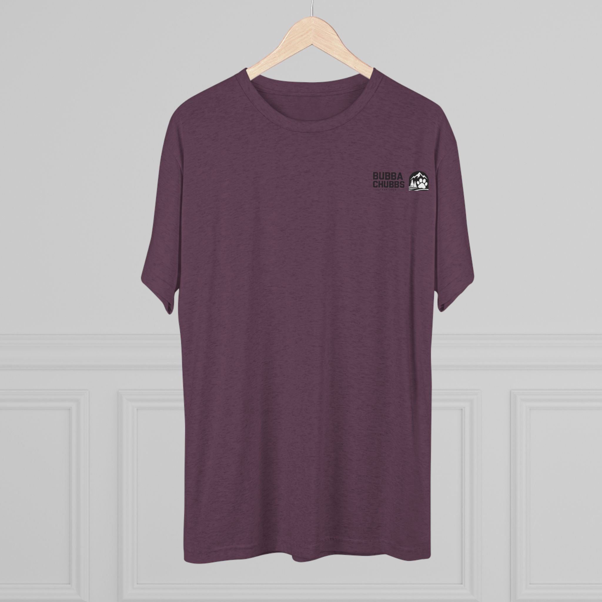 BubbaChubbs Mountains Minimalist Logo Tee — Adventure Outdoor Crew Shirt - BubbaChubbs Brand